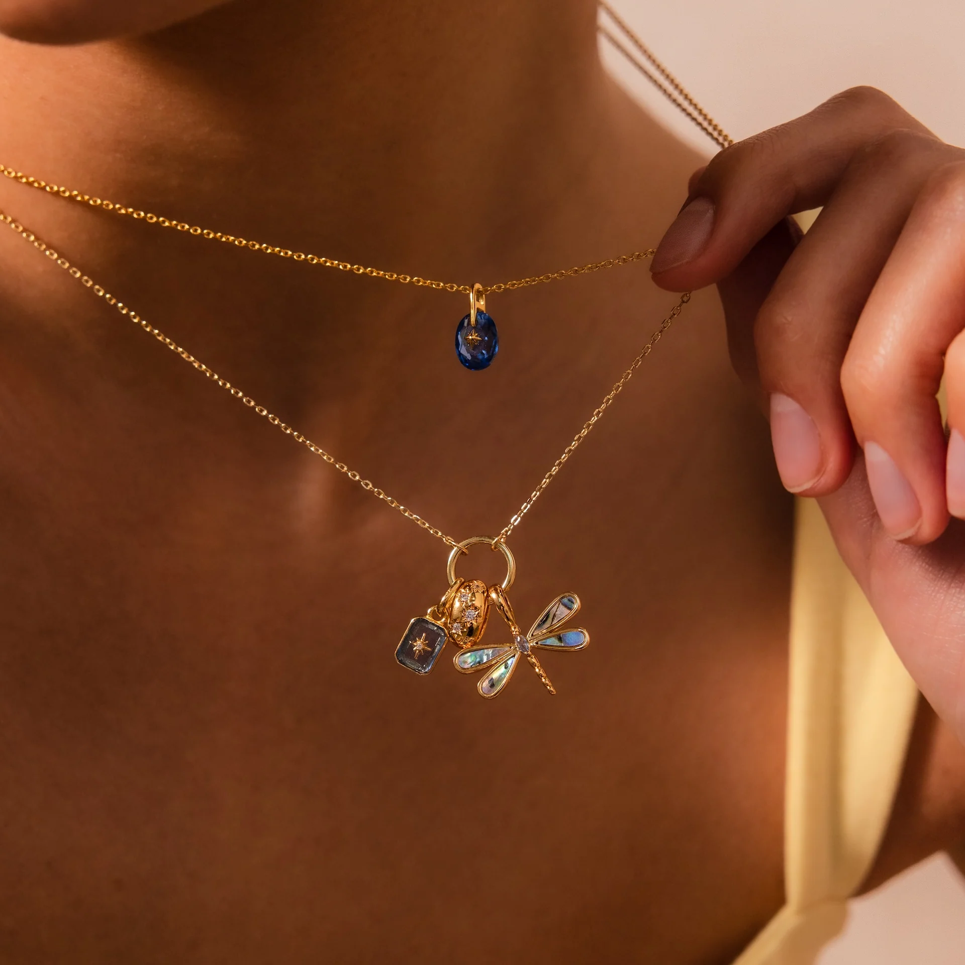 Abalone Dragonfly Charm - Image 6