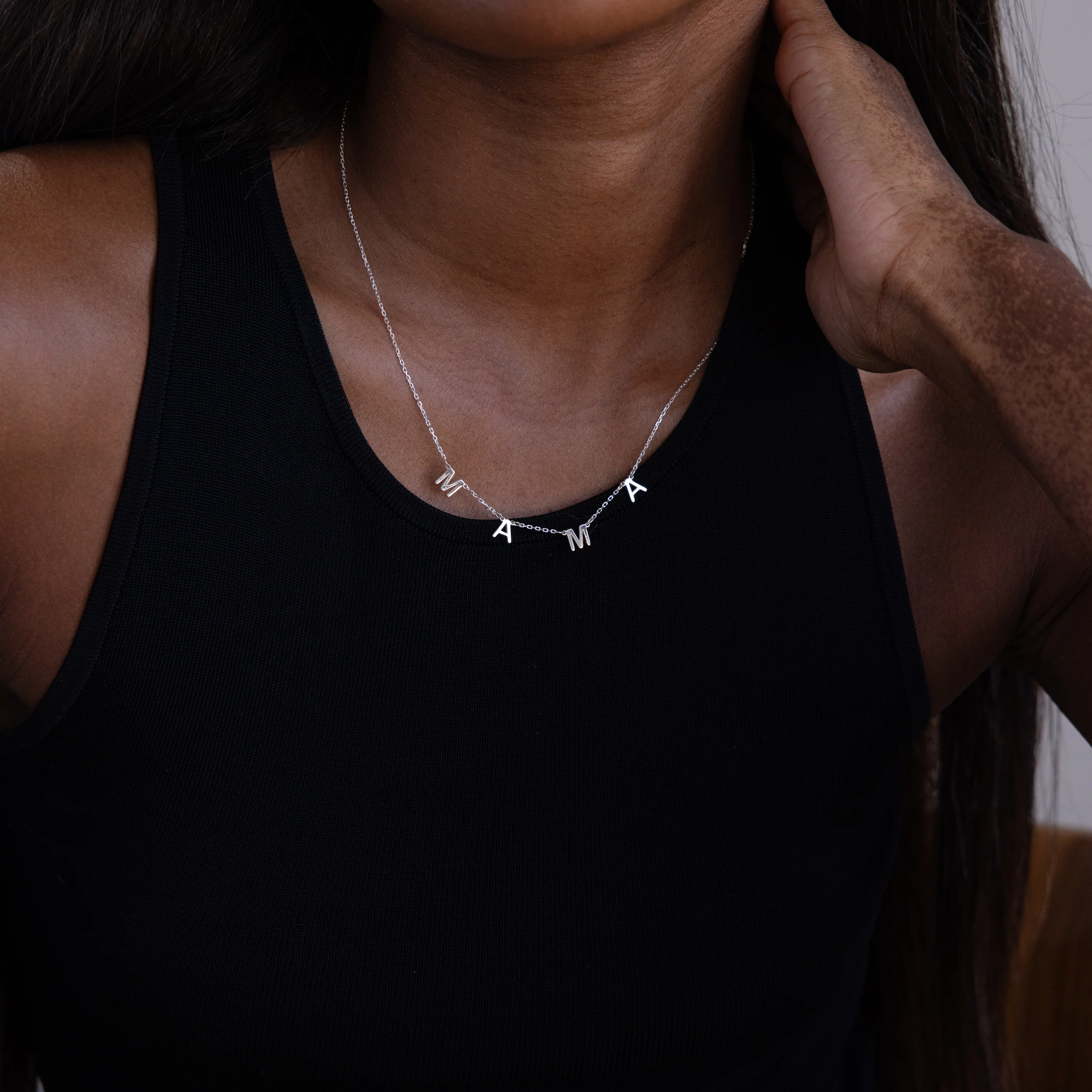 Custom Letter Necklace - Image 3