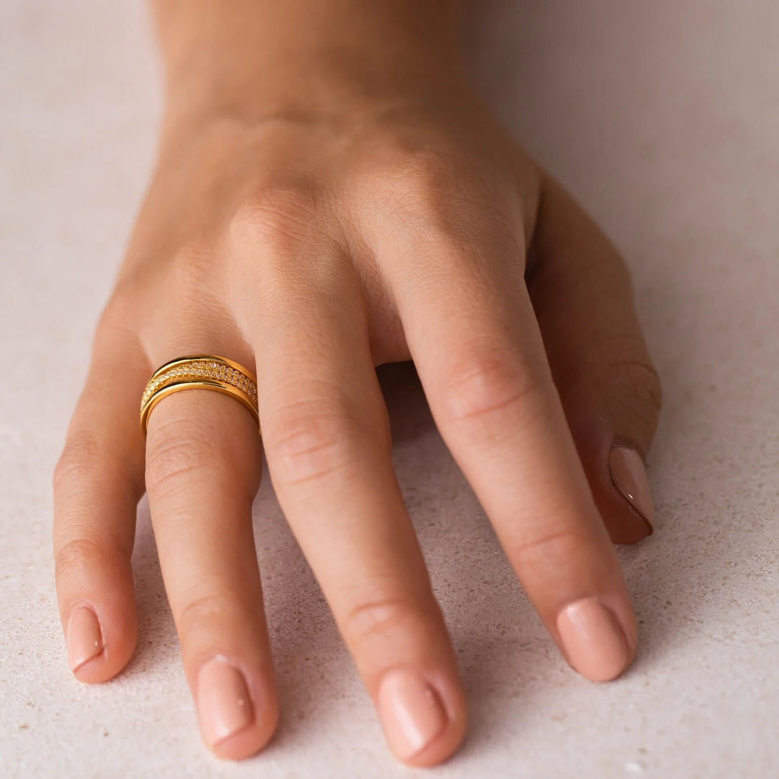 Amani Pave Twist Ring - Image 8