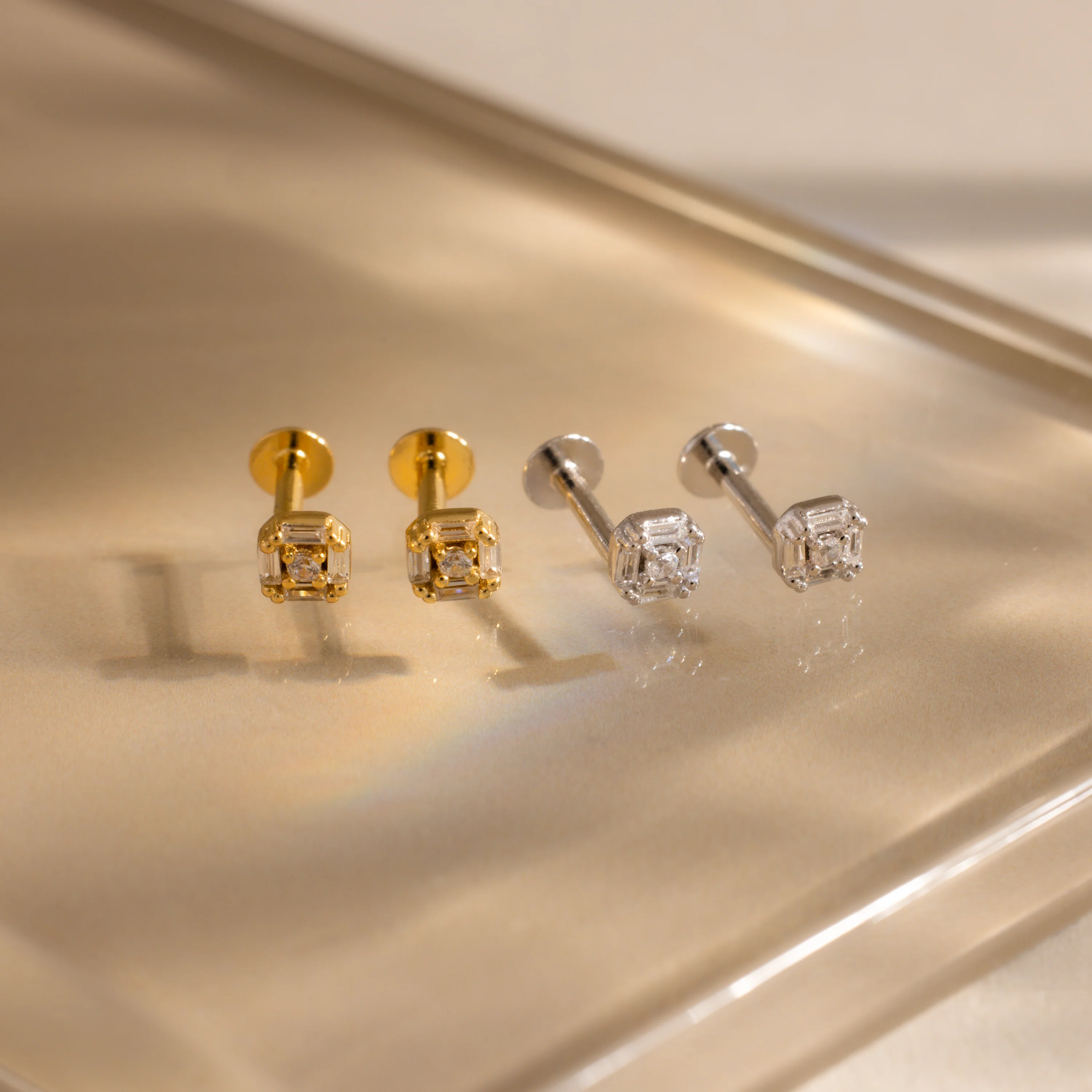 Art Deco Flatback Studs - Image 3