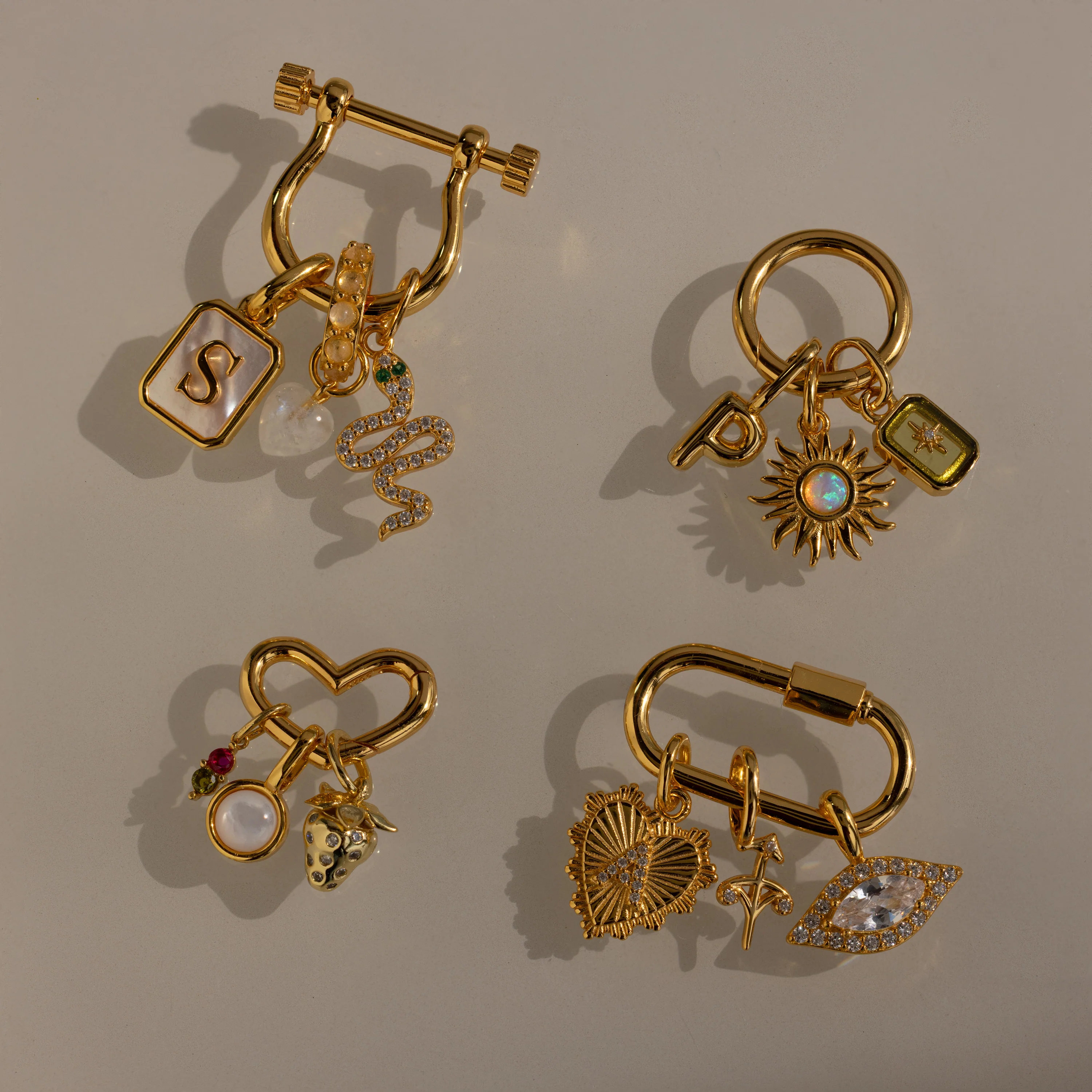 Bar & Carabiner Charm Set - Image 9