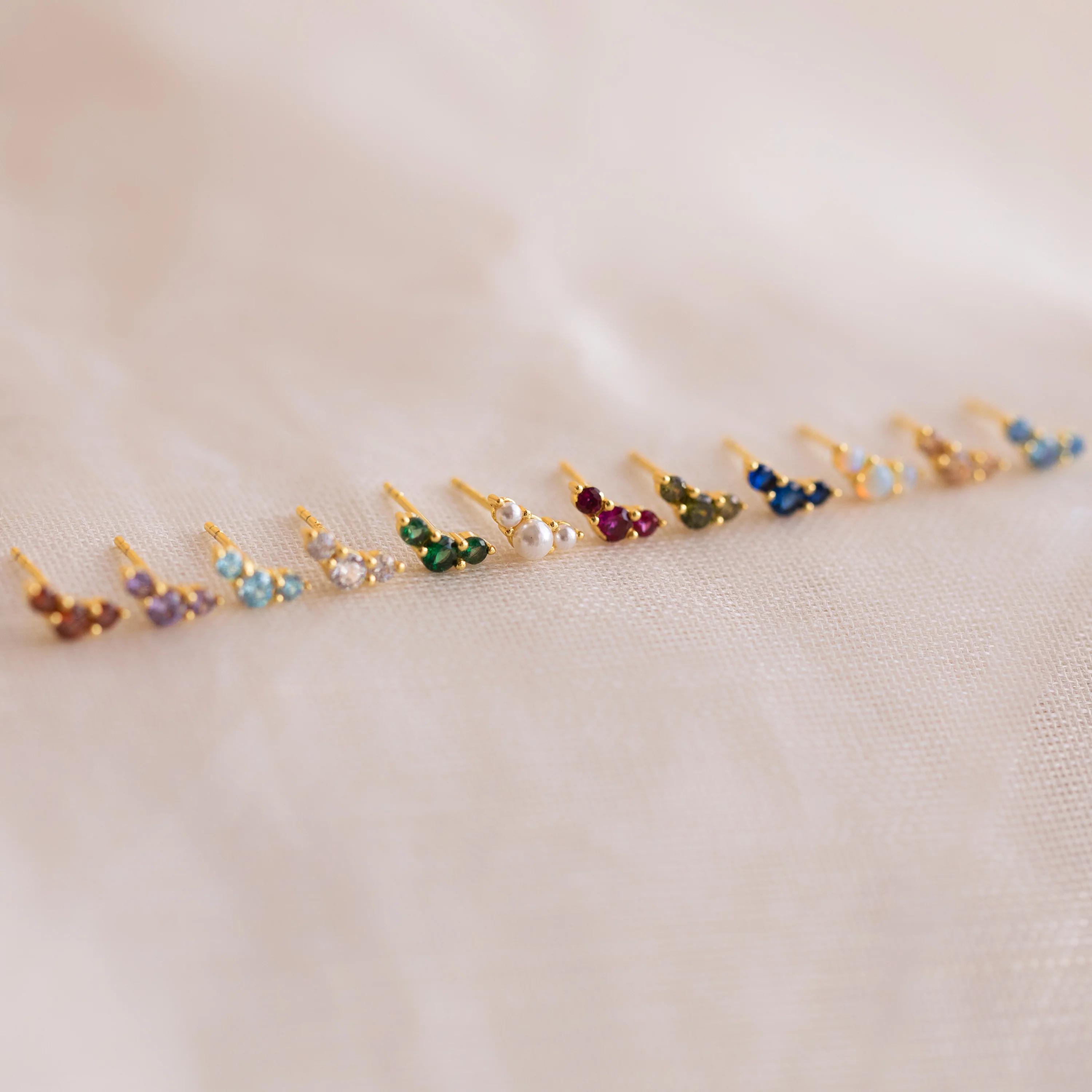 Bella Garnet Studs - Image 7