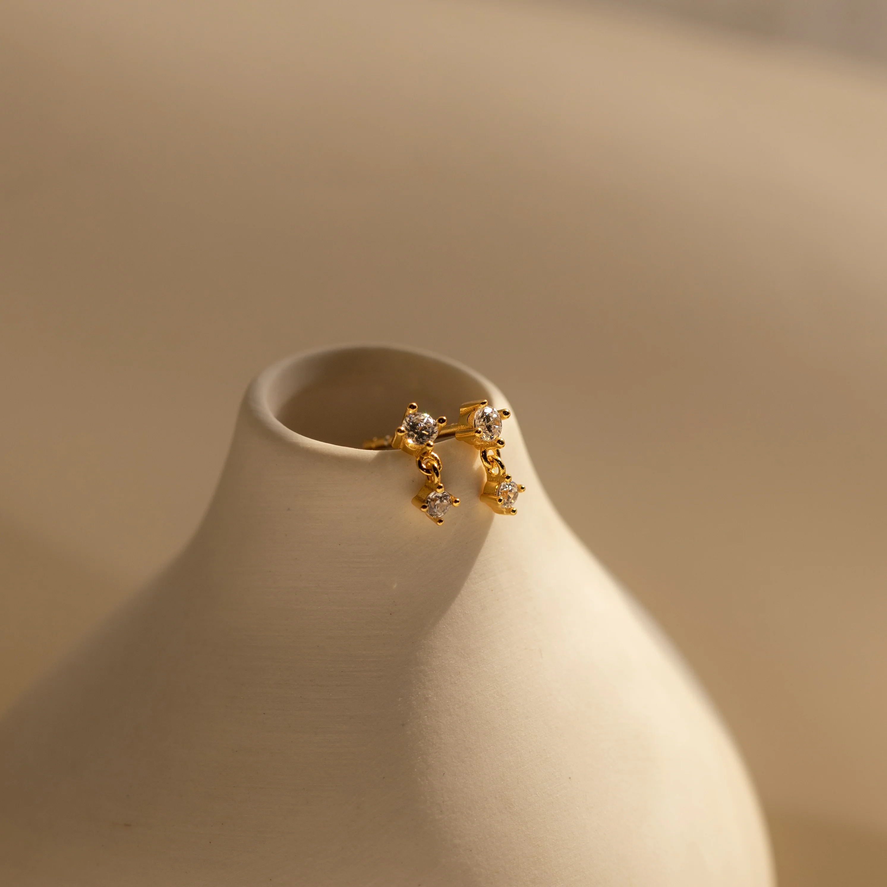 Diamond Drop Studs