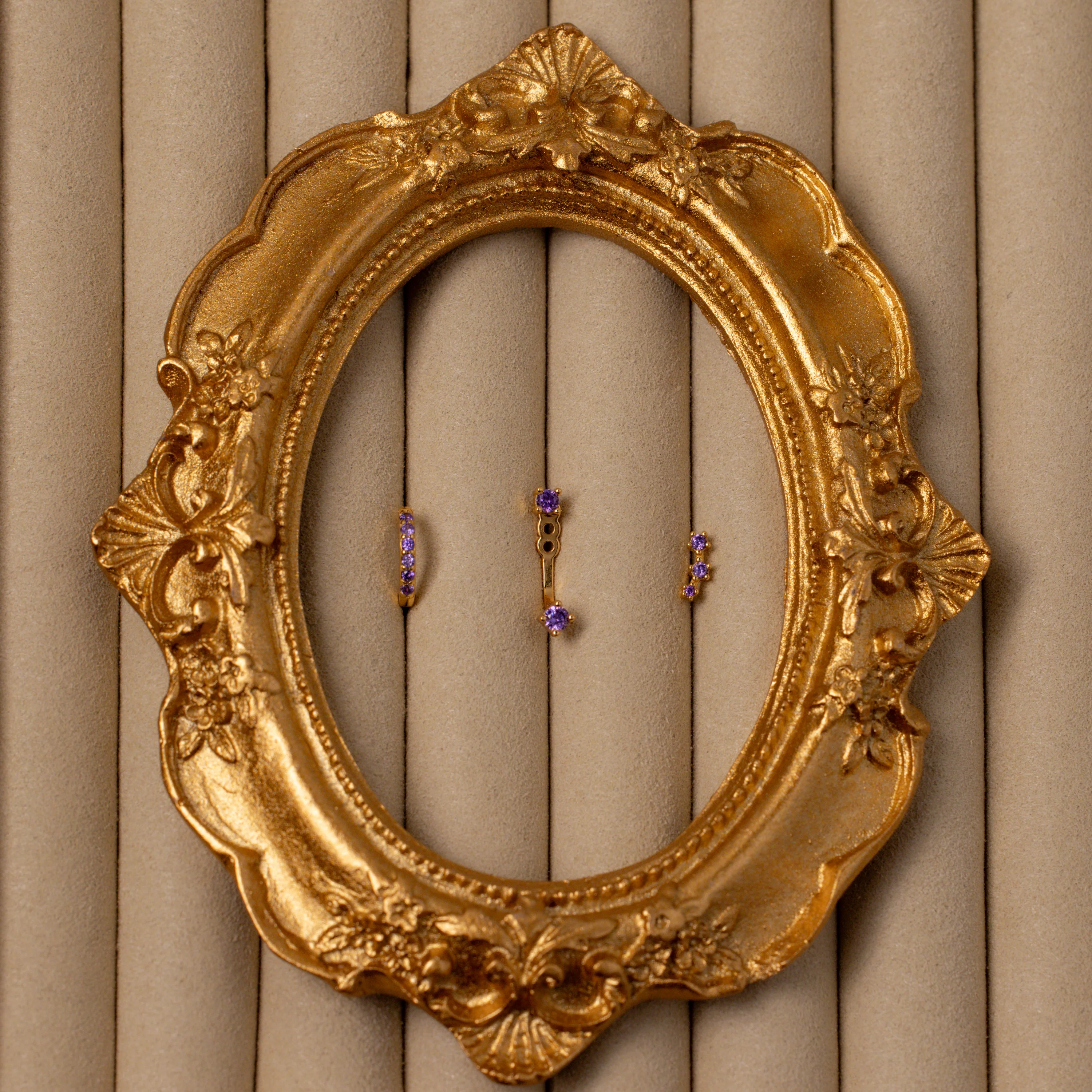Birthstone Earring Trio Set - Image 7