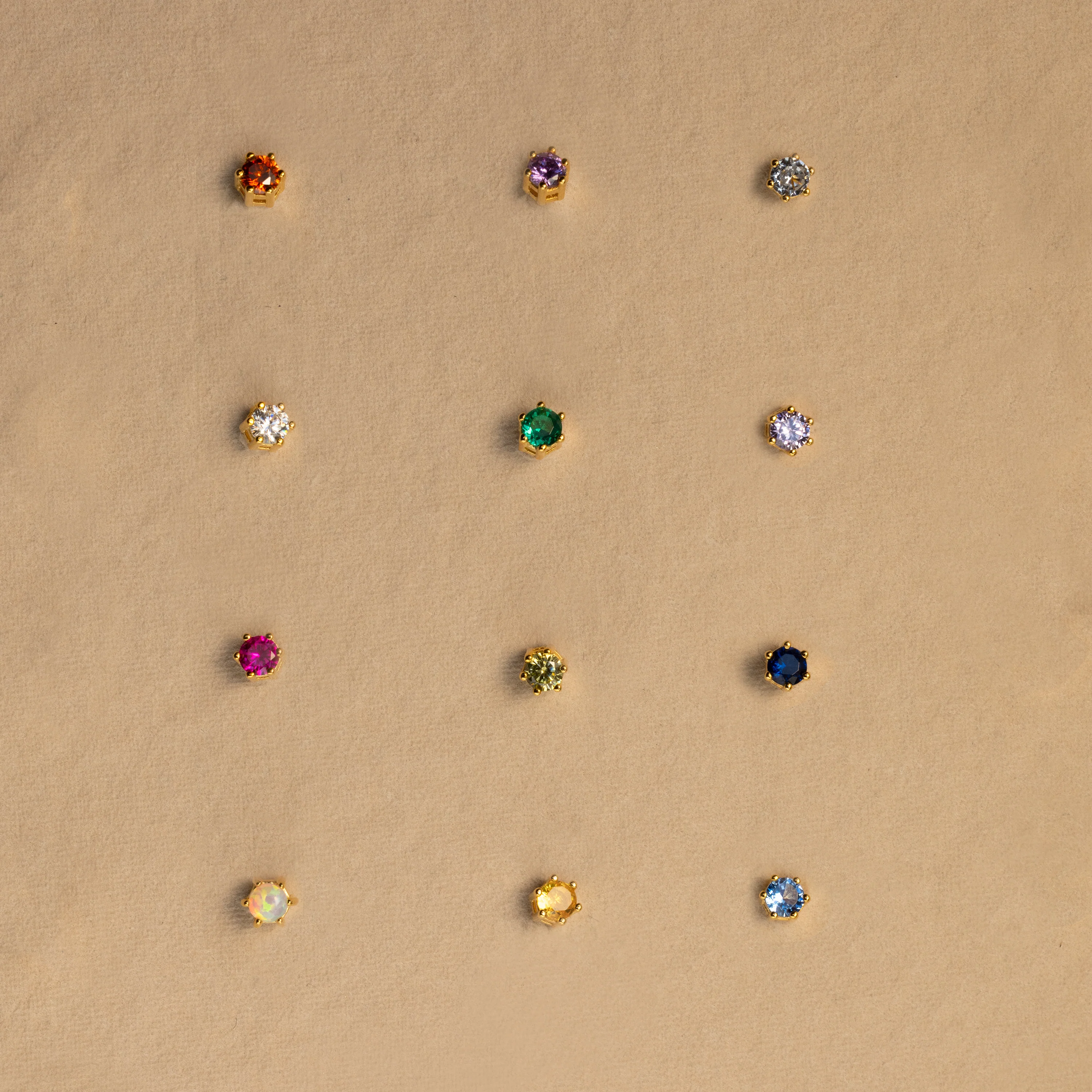 Birthstone Flatback Studs - Image 16
