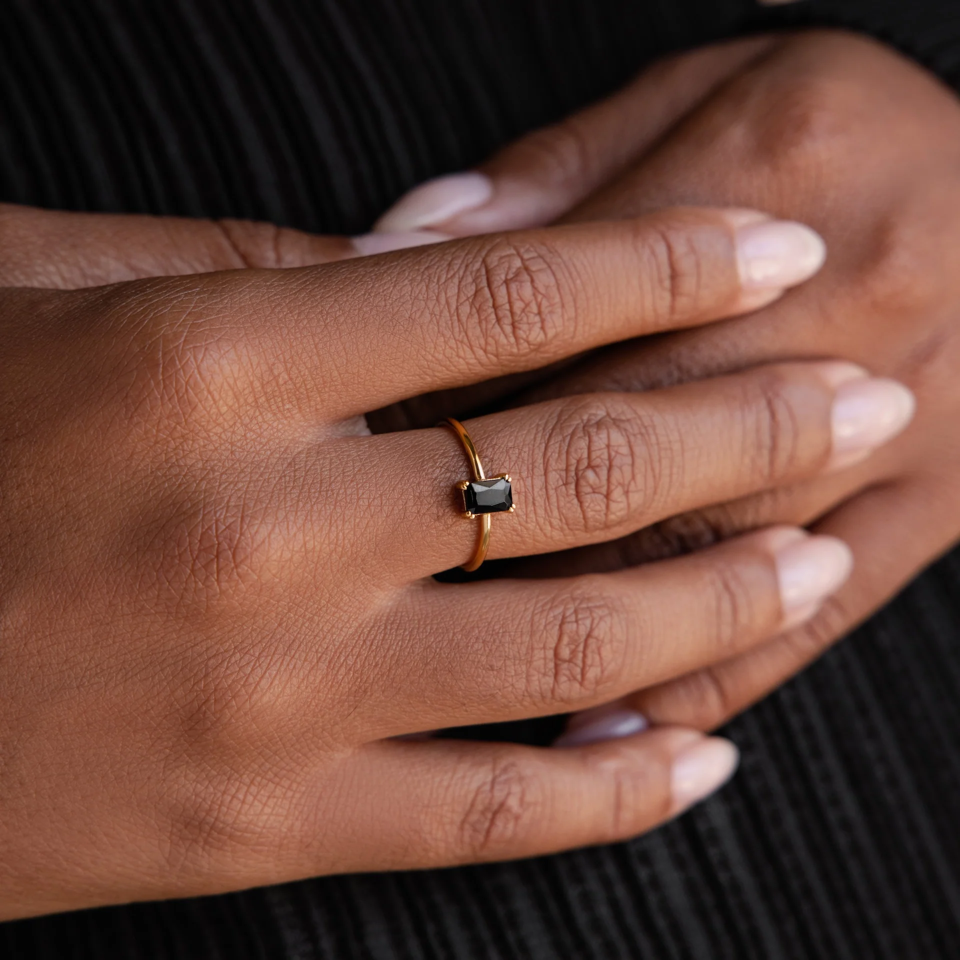 Black Emerald Ring - Image 2