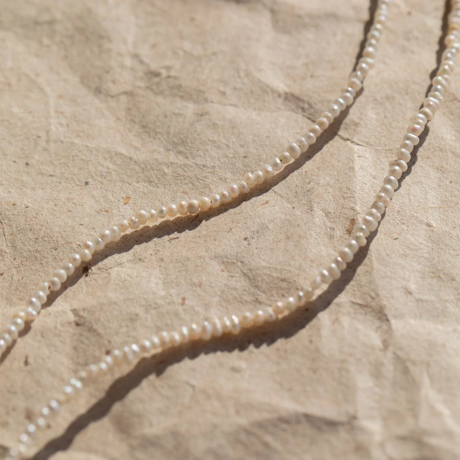 Brinley Pearl Anklet in 18K Gold - Image 5