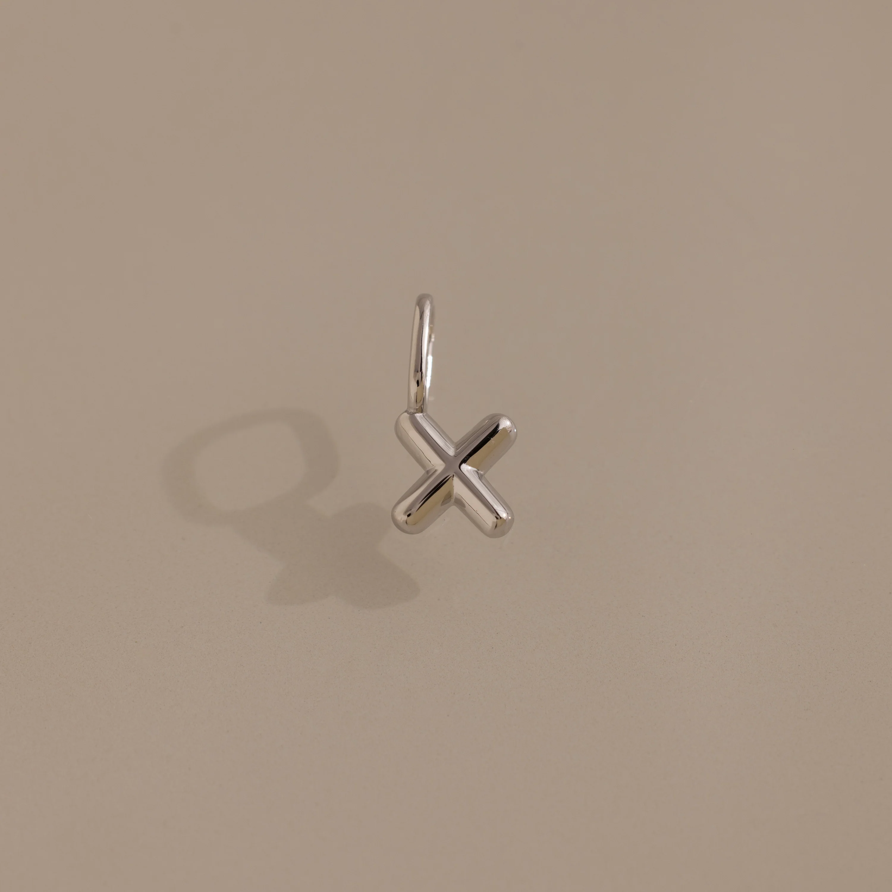 Bubble Letter Charm in Silver - Image 27