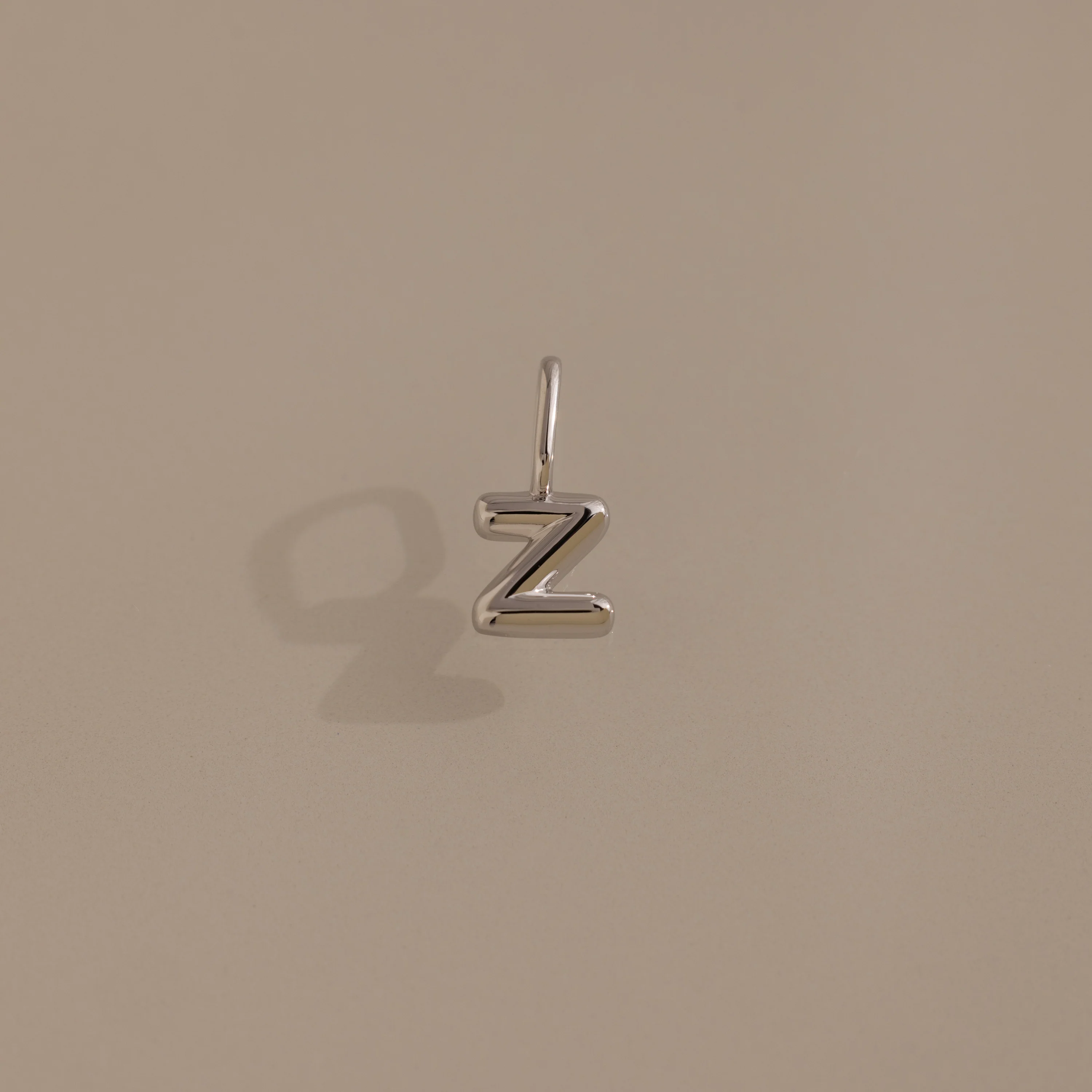 Bubble Letter Charm in Silver - Image 29