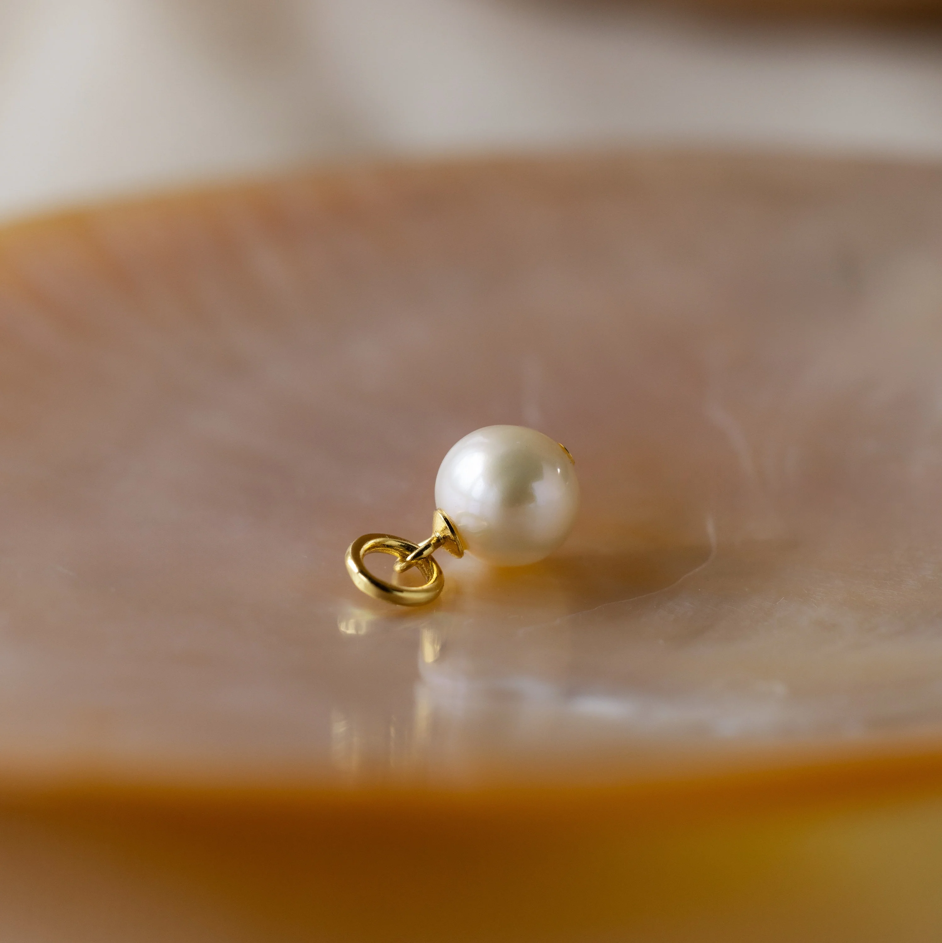 Classic Pearl Charm in Silver - Image 8