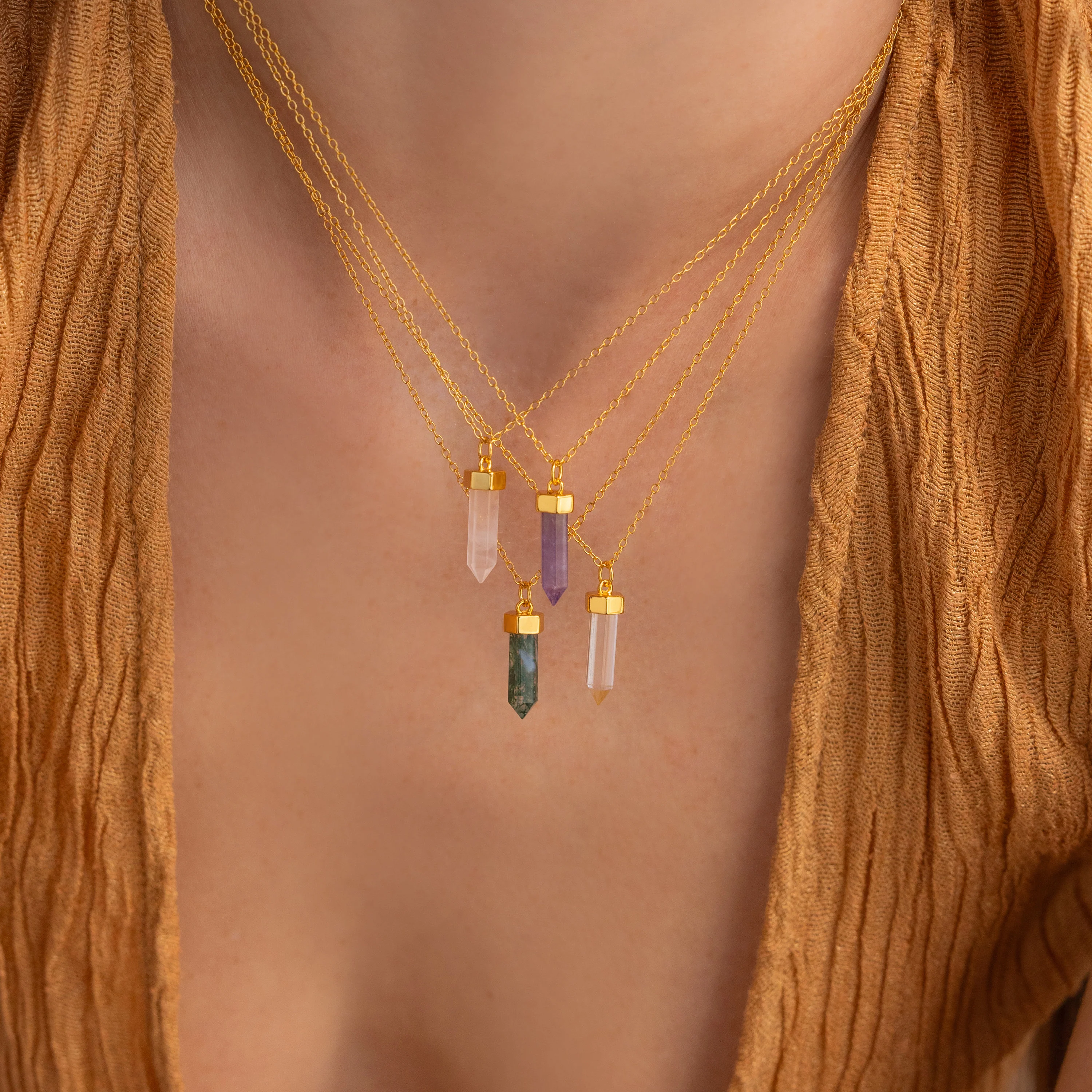 Clear Quartz Necklace - Image 6