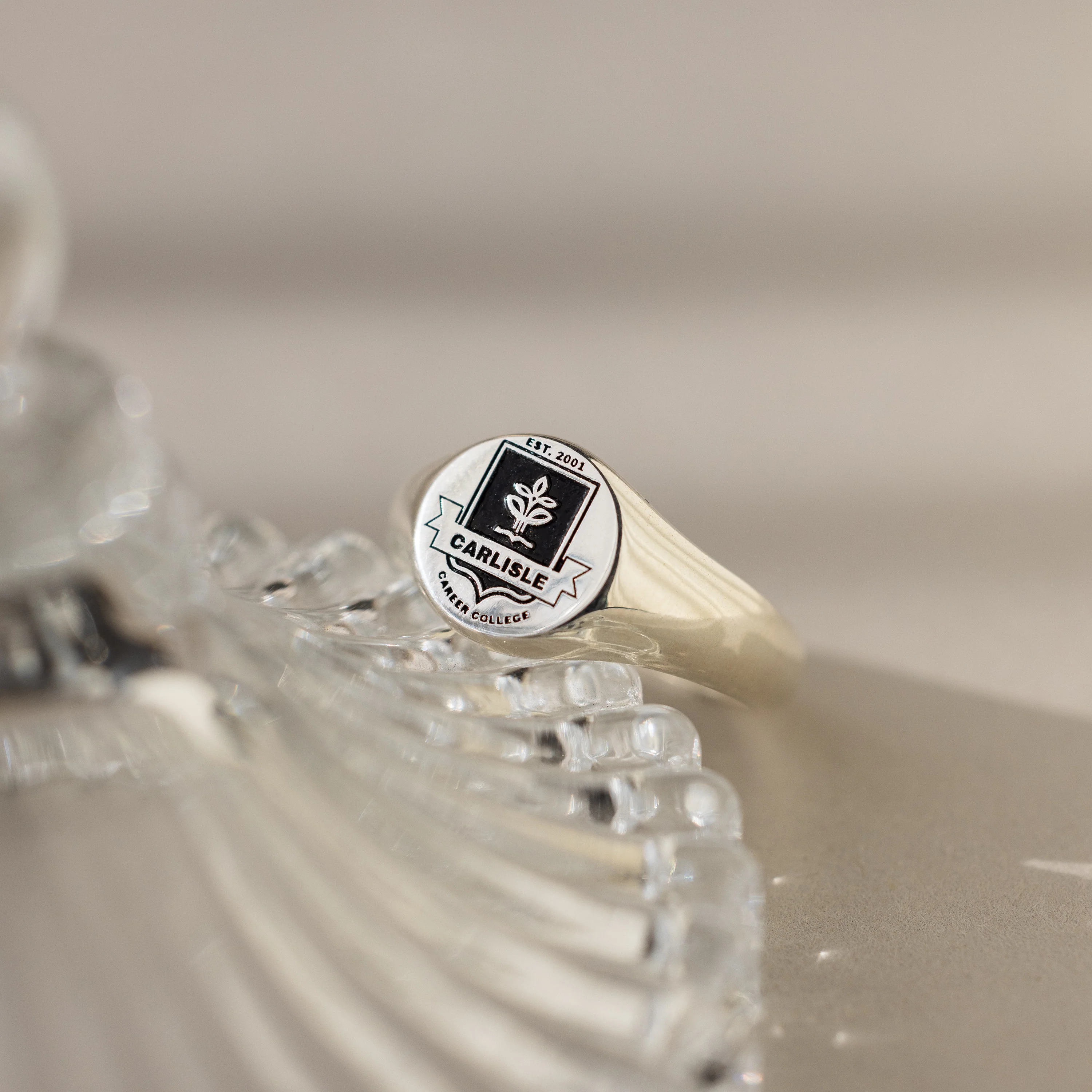 College Emblem Signet Ring - Image 5