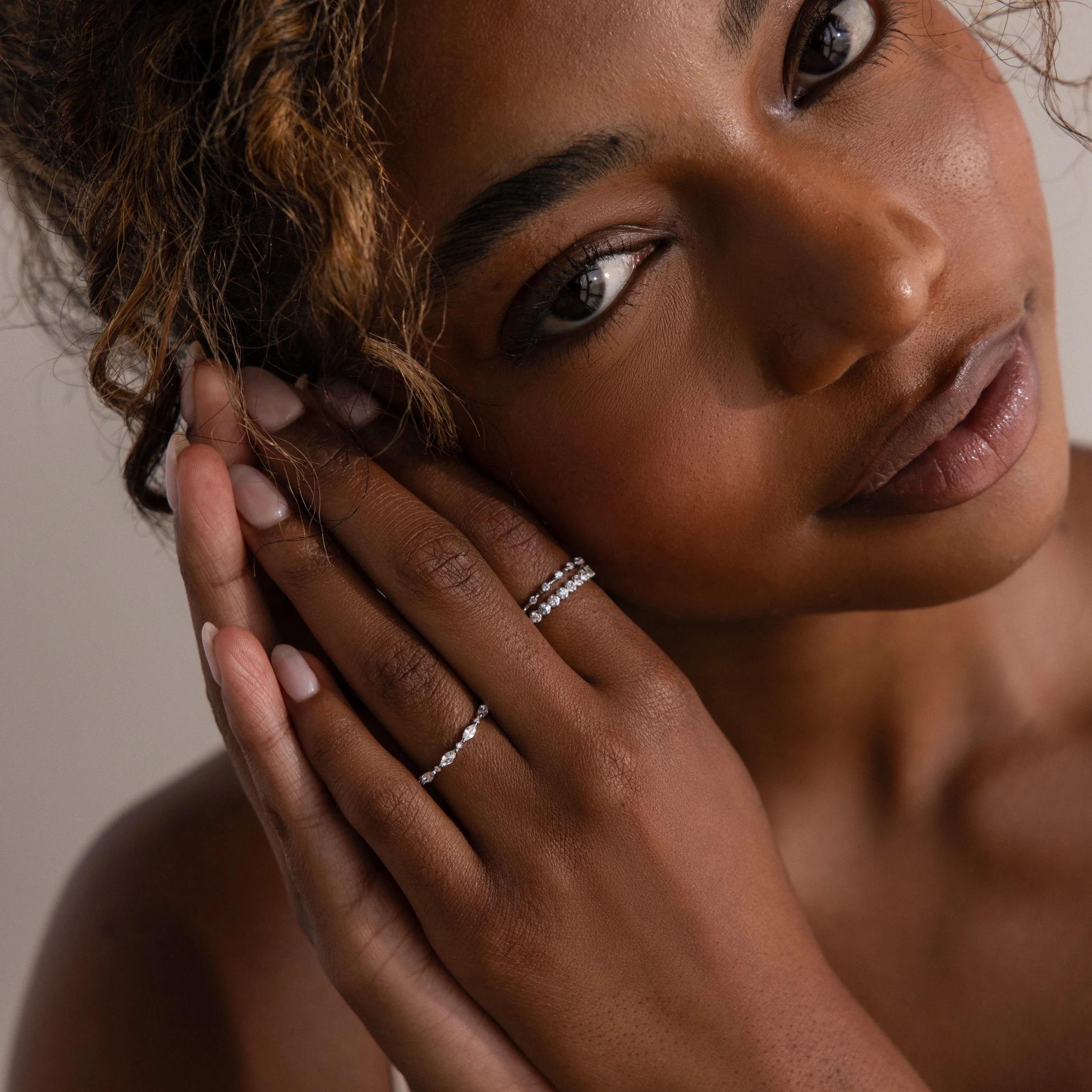 Crystal Stacking Ring Set - Image 3