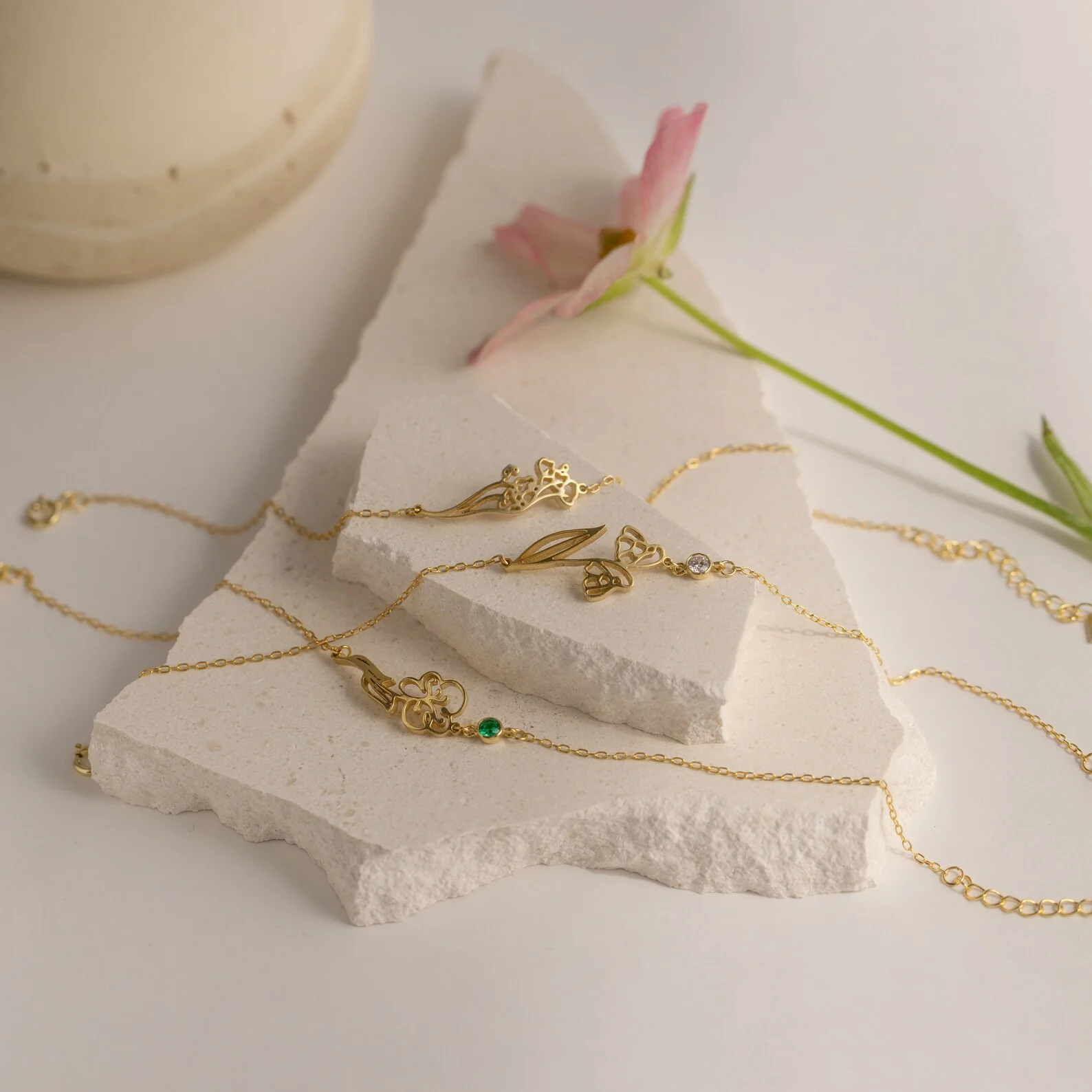 Custom Birth Flower Bracelet - Image 6