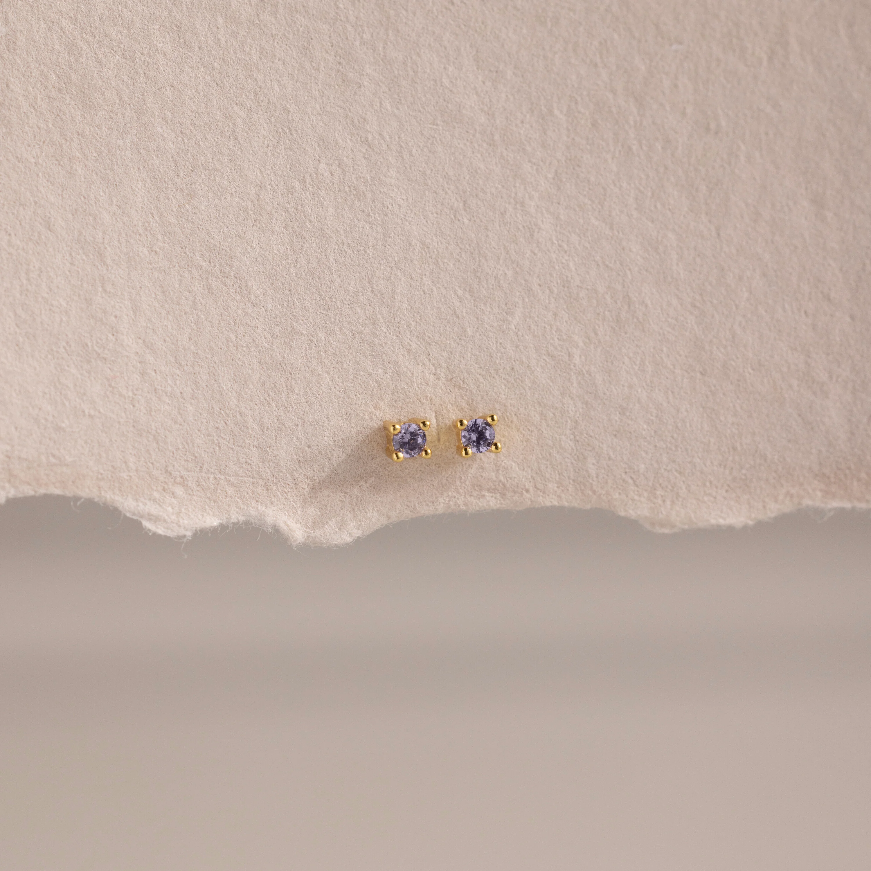 Dainty Birthstone Flatback Studs
