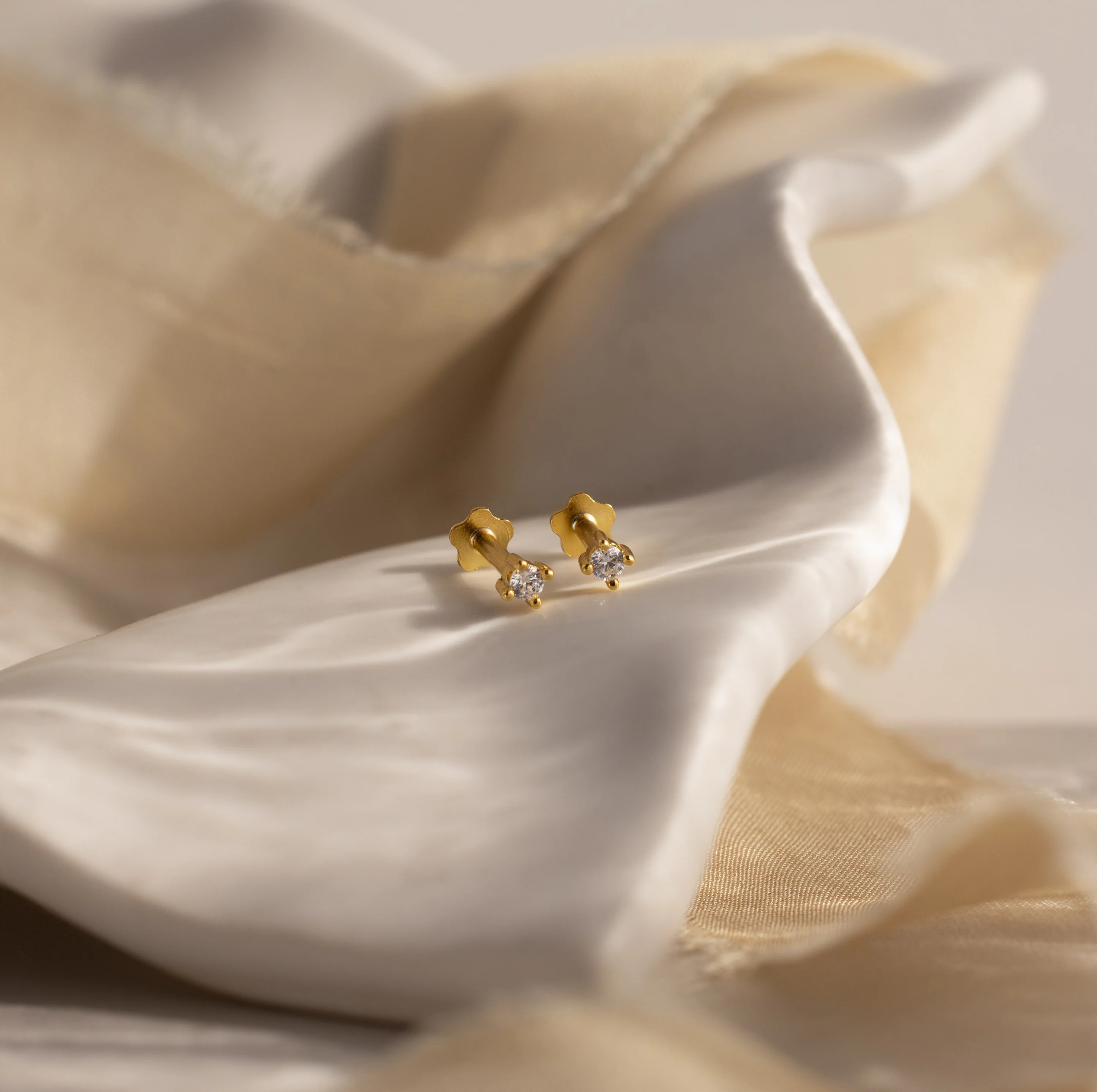 Dainty Birthstone Flatback Studs - Image 8