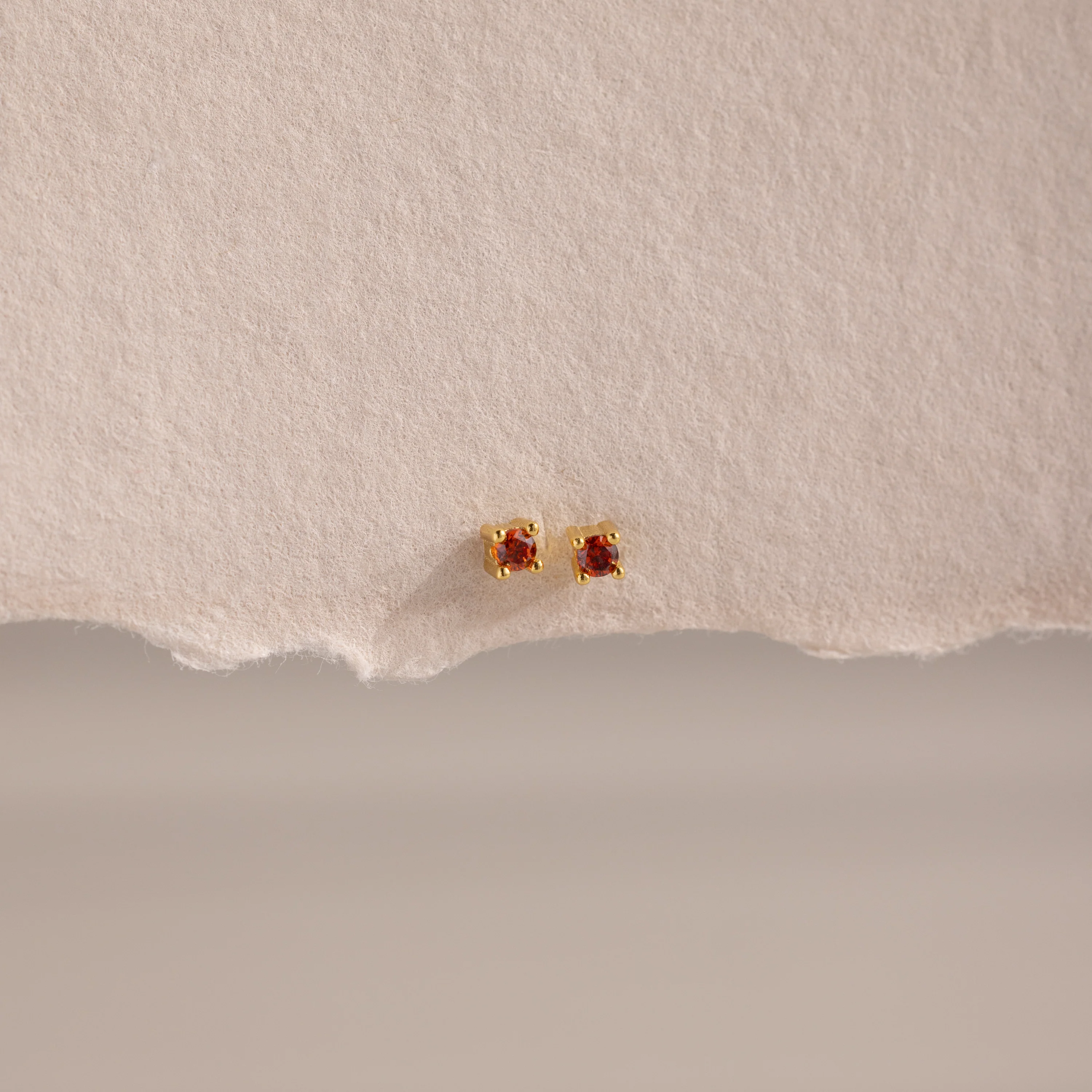 Dainty Birthstone Flatback Studs - Image 15
