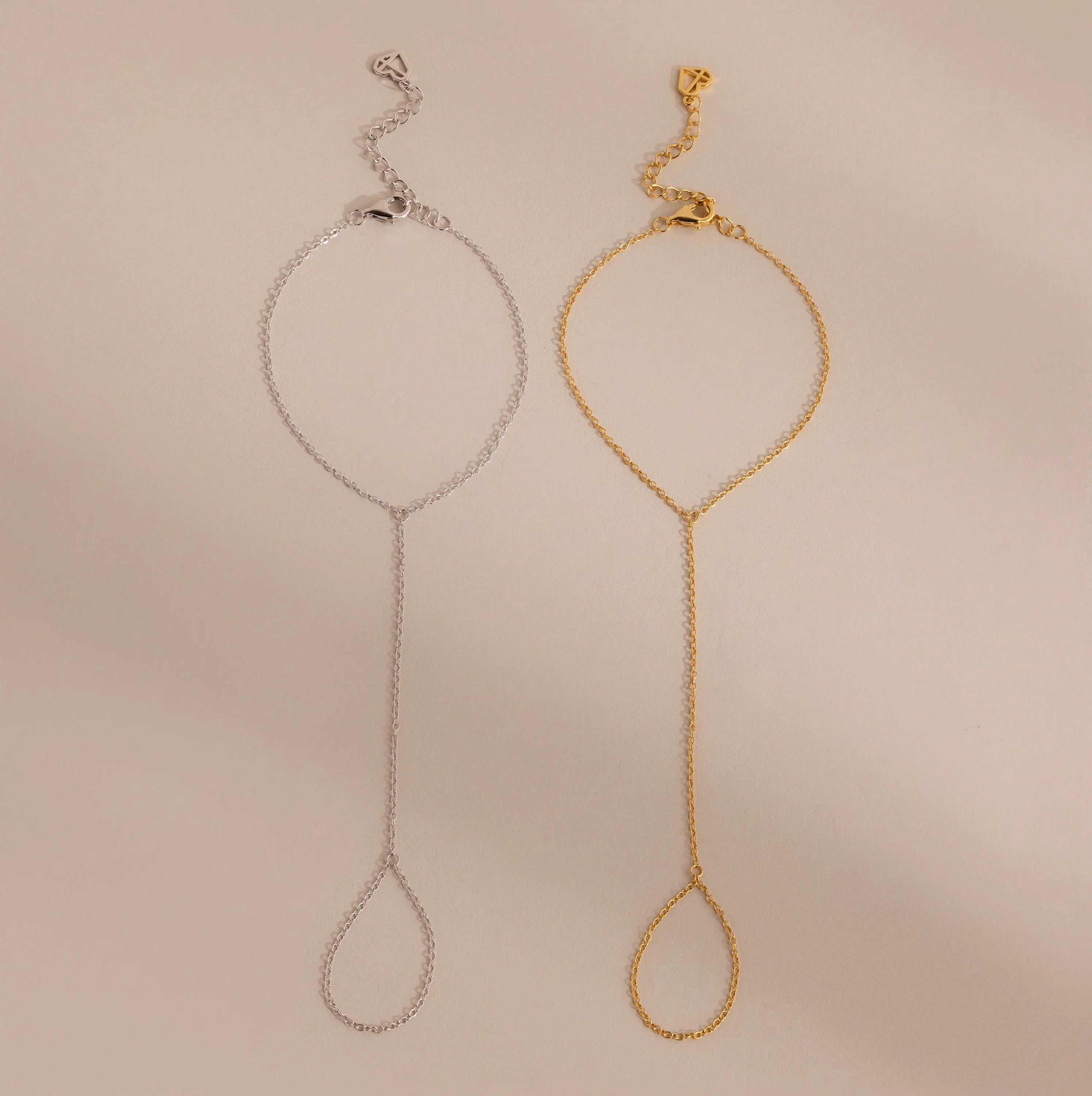 Dainty Hand Chain Bracelet - Image 8