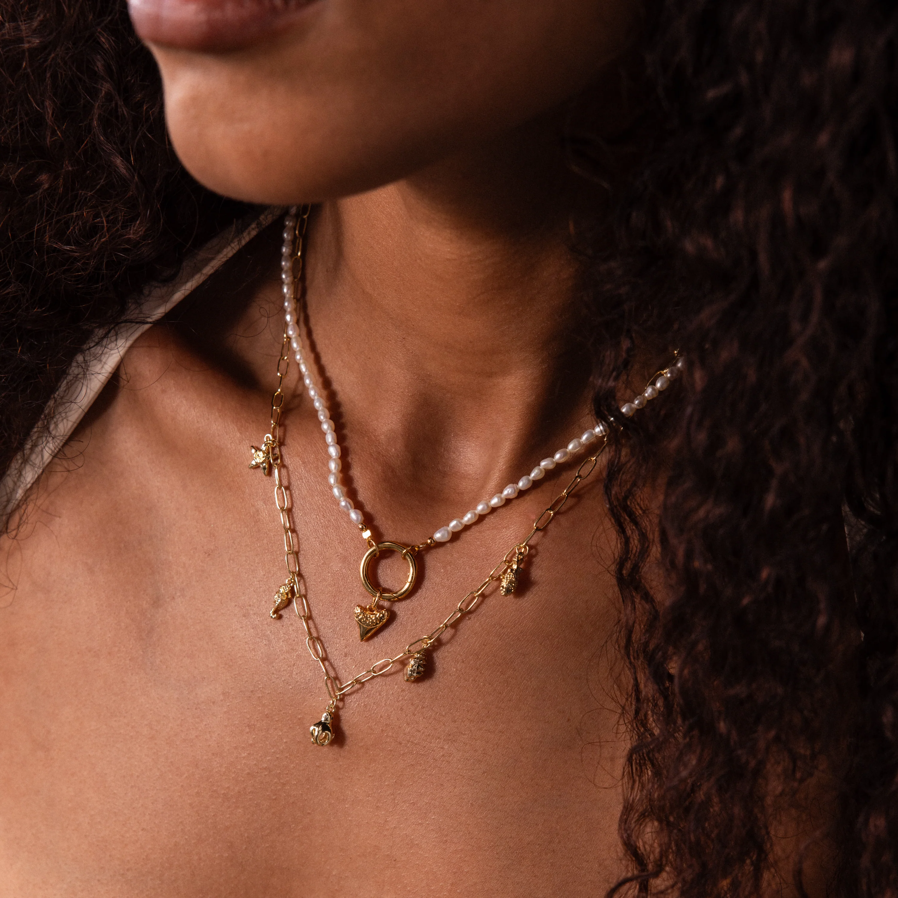 Dainty Shark Tooth Charm - Image 4