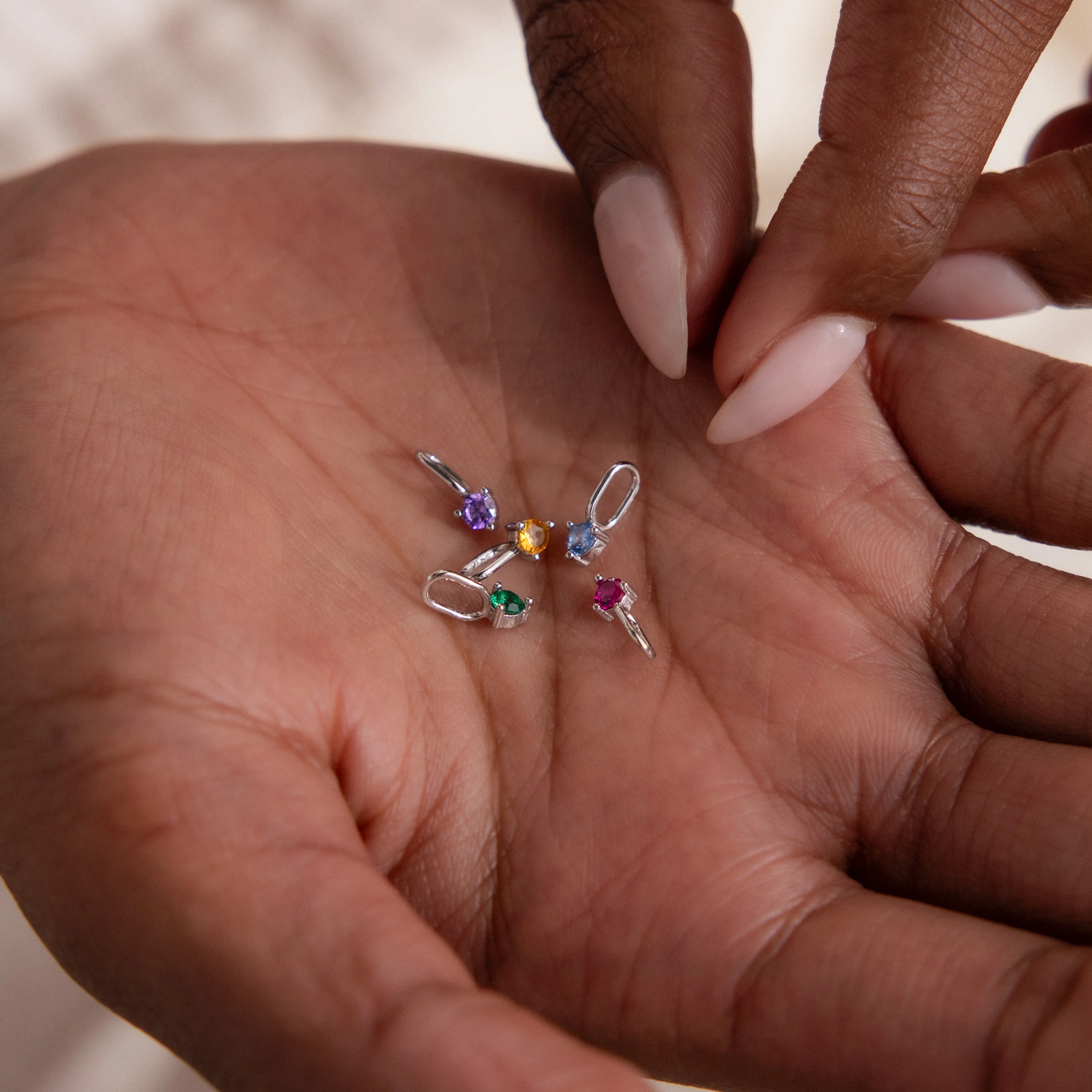 Dainty Emerald Charm - Image 4