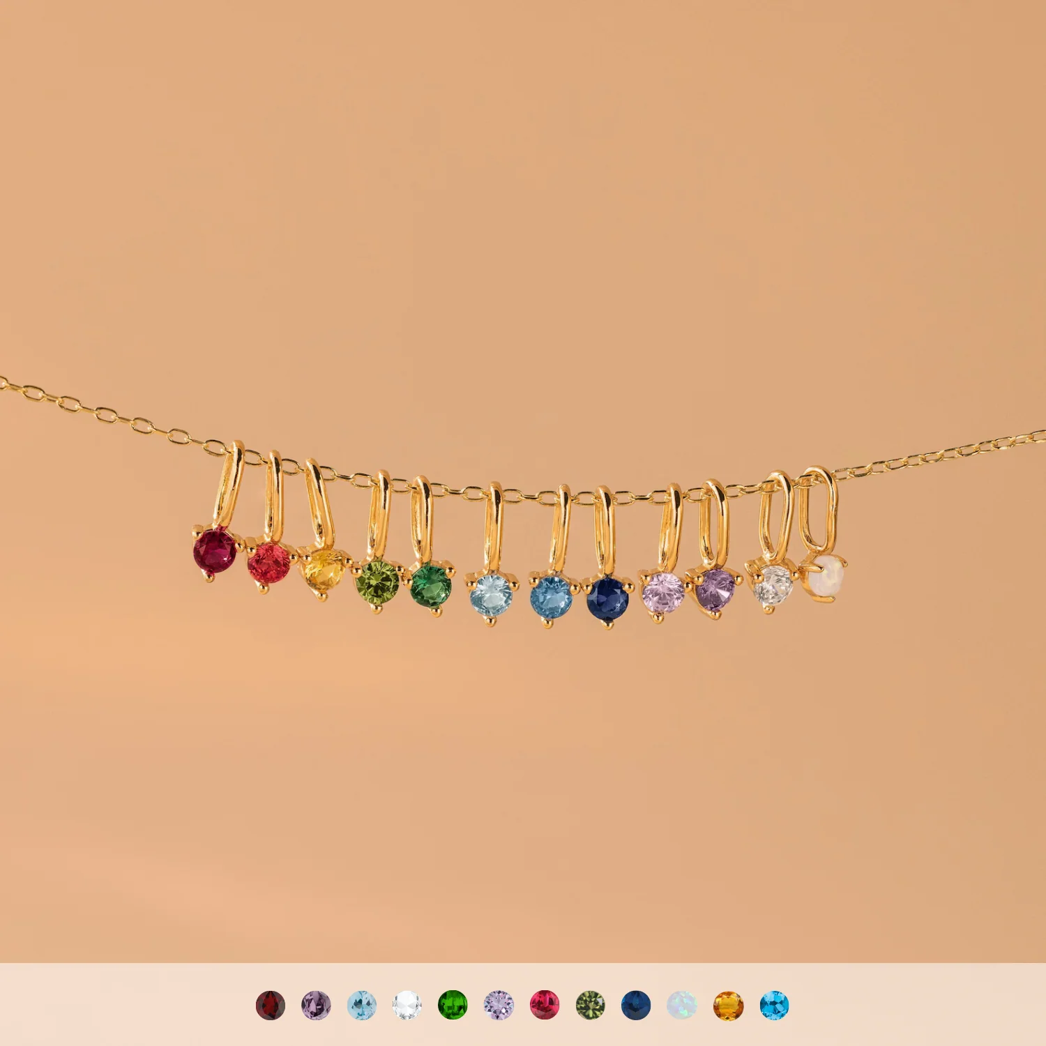 Dainty Emerald Charm - Image 3