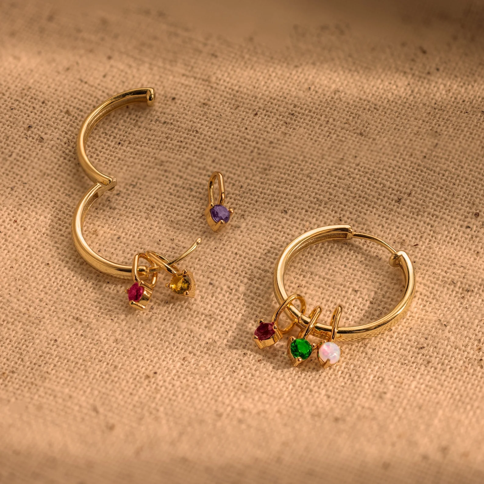 Dainty Emerald Charm - Image 5