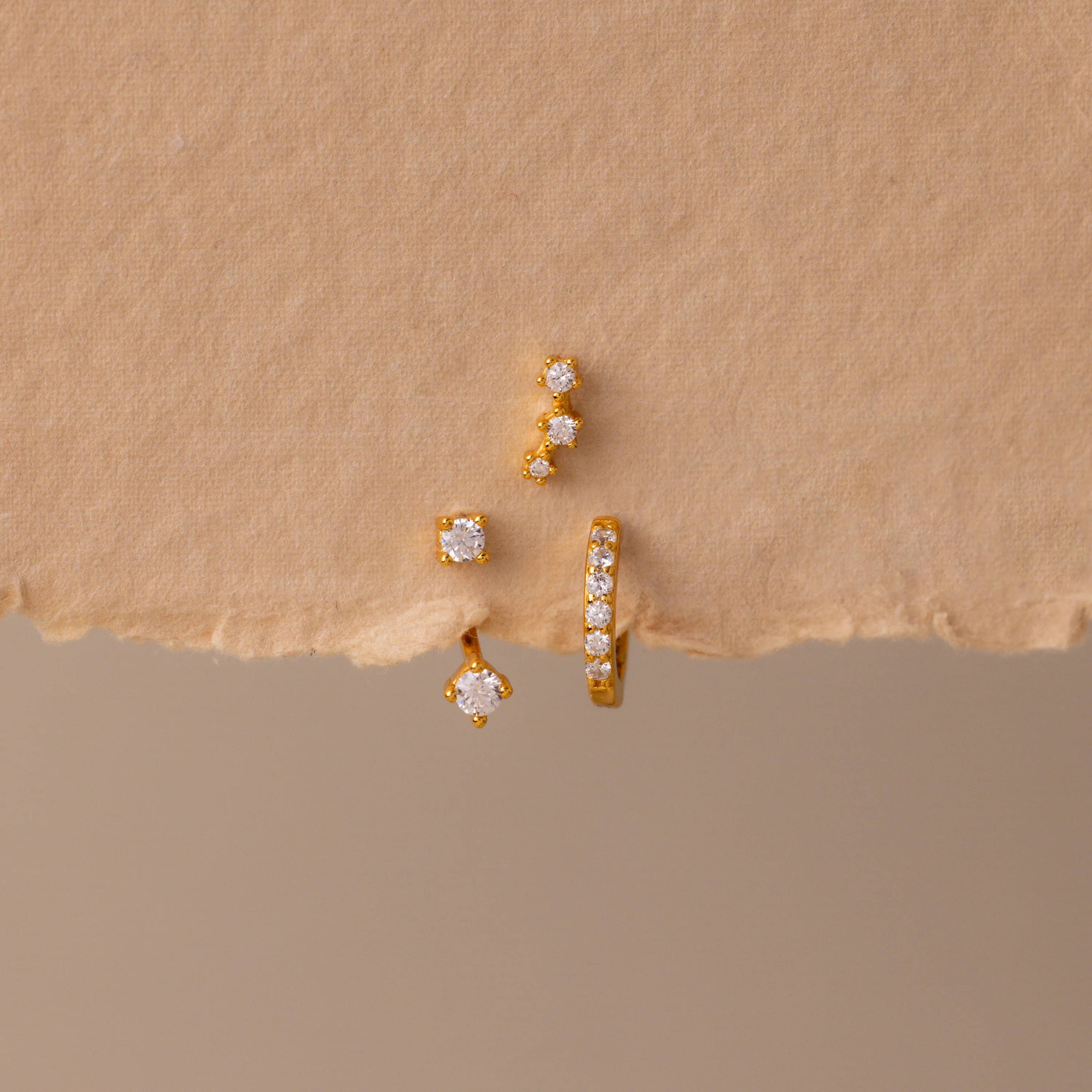 Birthstone Earring Trio Set - Image 4
