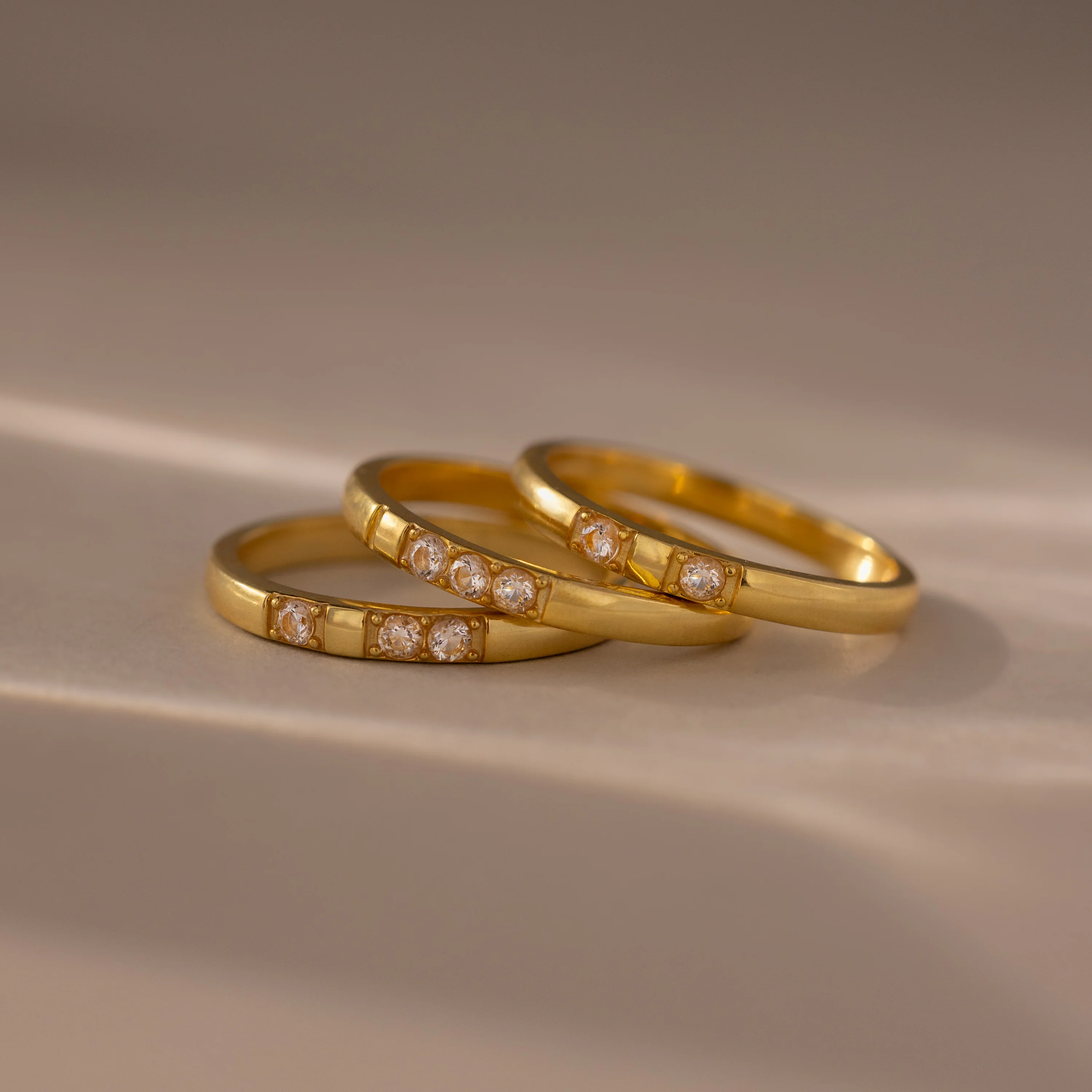 Diamond Morse Code Ring in 18K Gold - Image 7