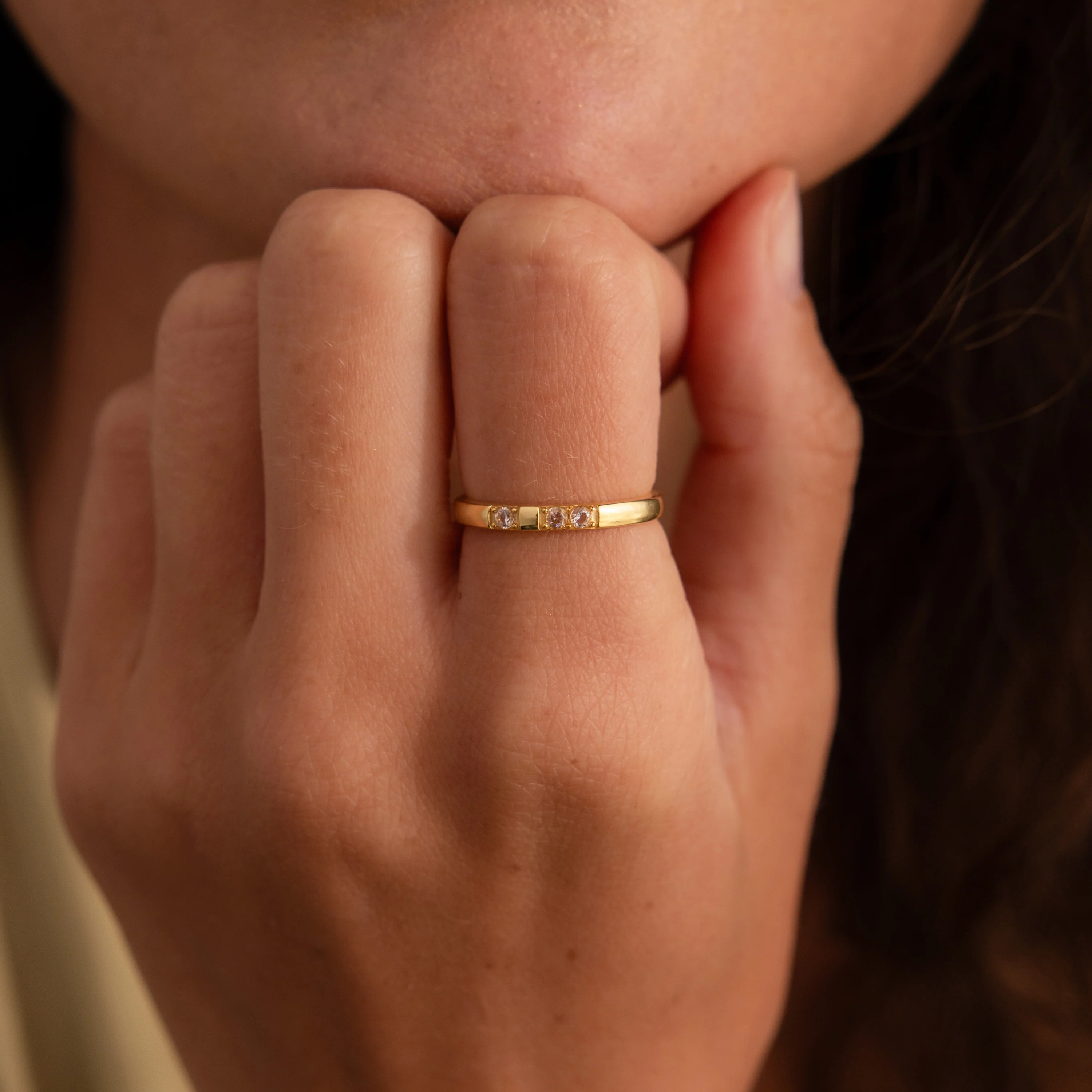 Diamond Morse Code Ring - Image 3
