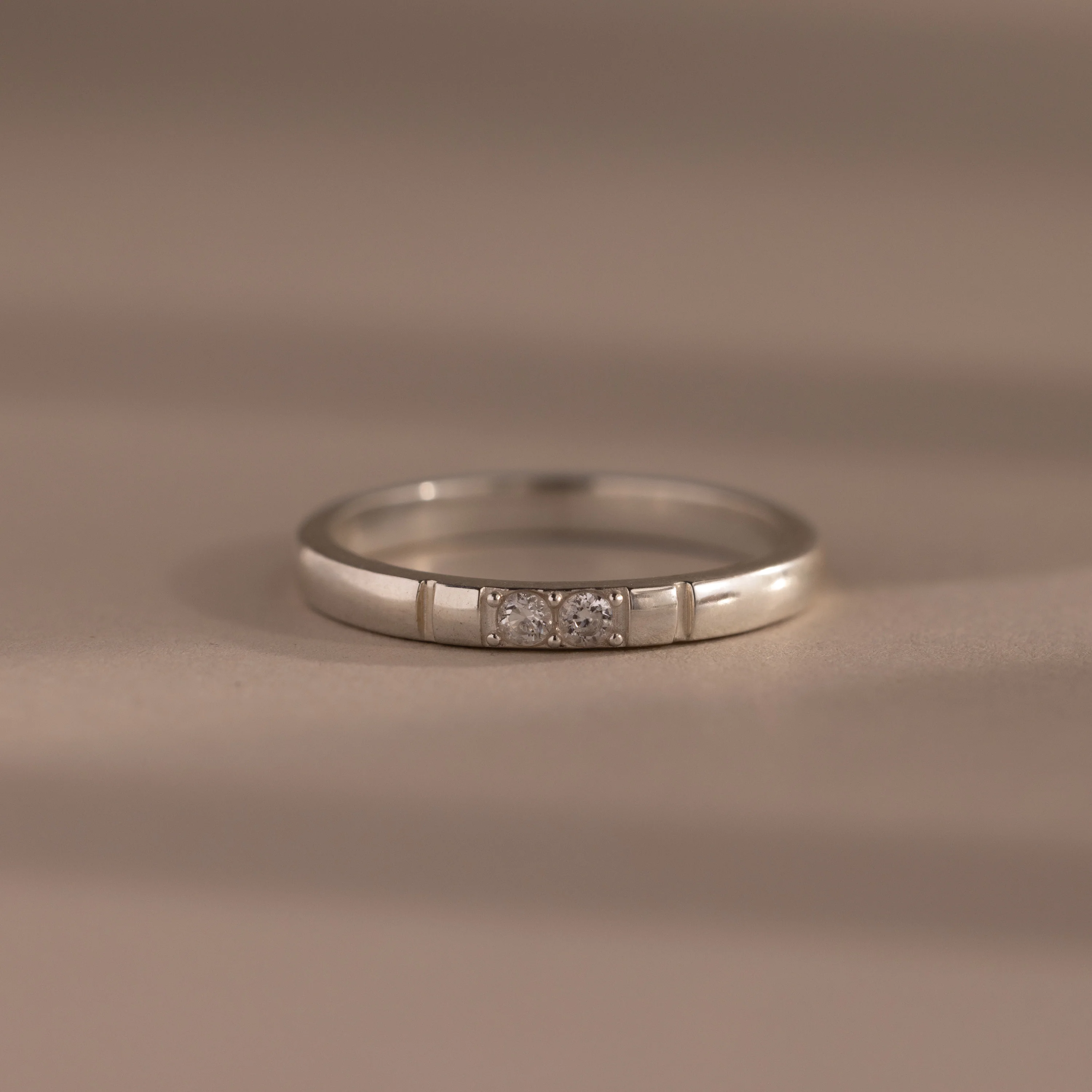 Diamond Morse Code Ring - Image 4