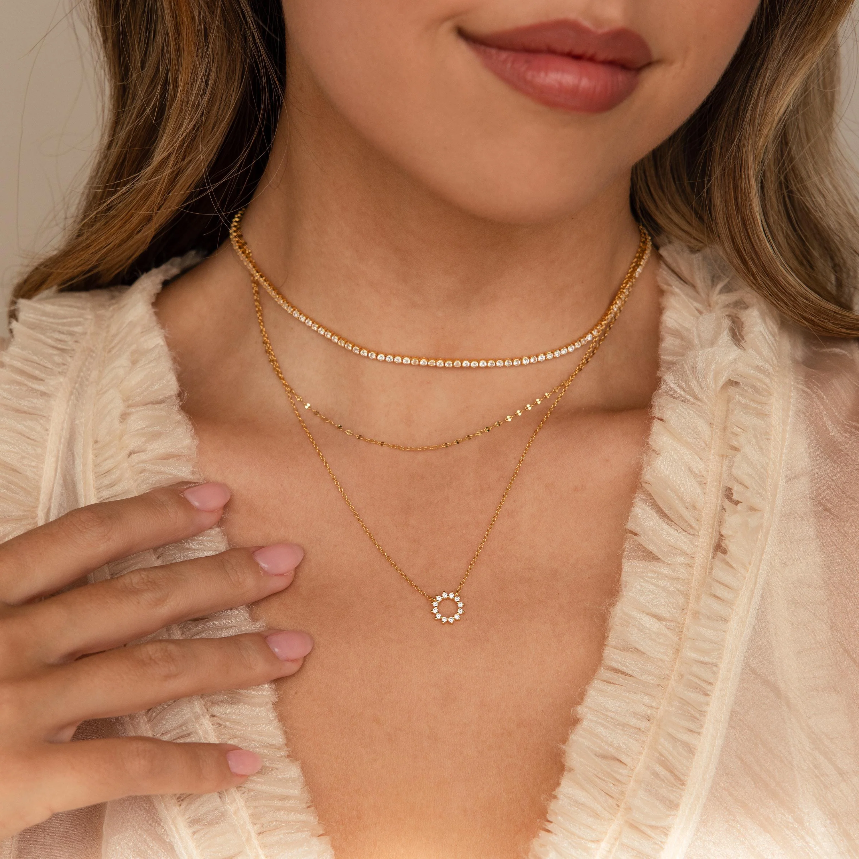 Diamond Sun Necklace - Image 6