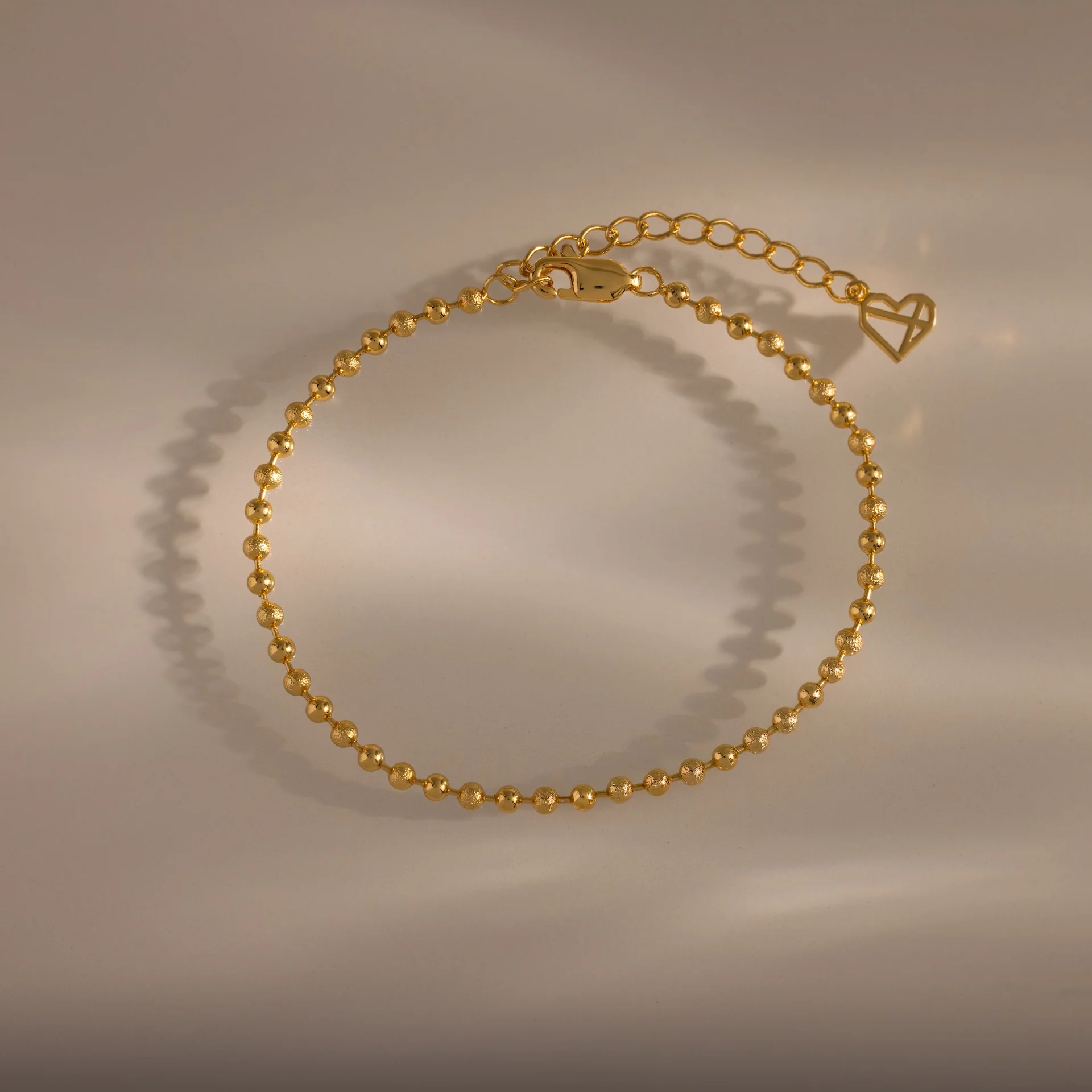 Dune Beaded Bracelet in 18K Gold