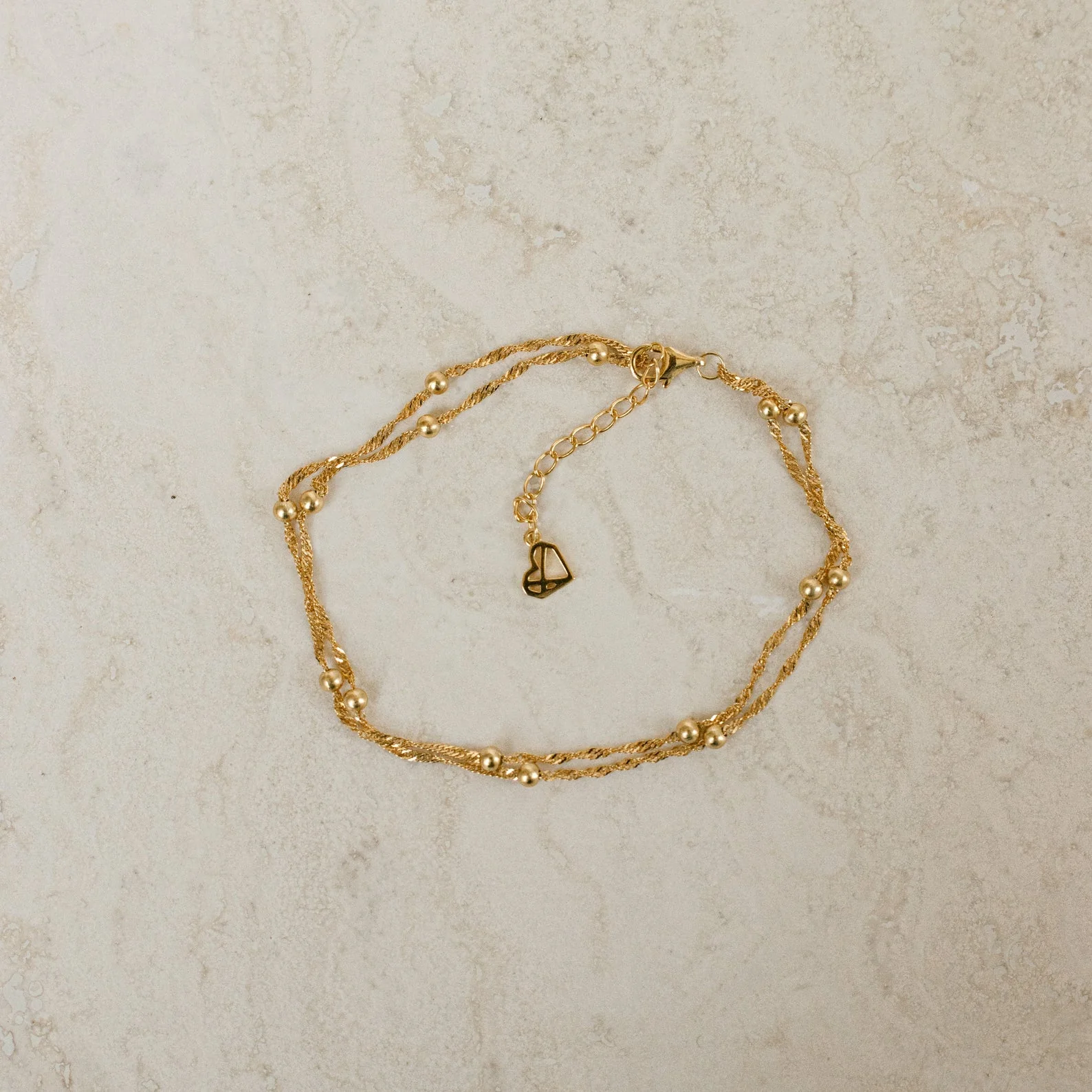 Duo Bead Chain Bracelet - Image 2