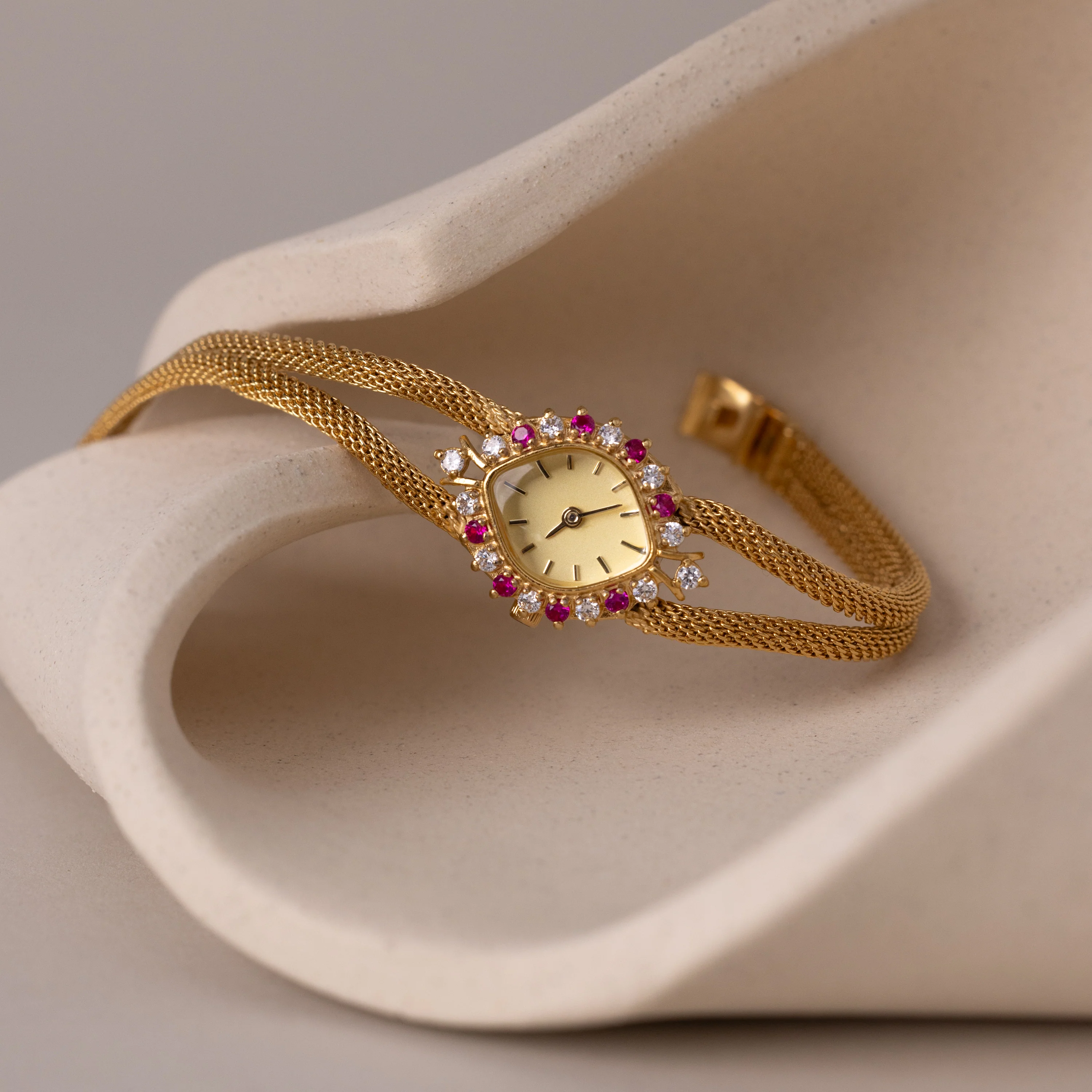 Duo Chain Gemstone Timepiece - Image 4