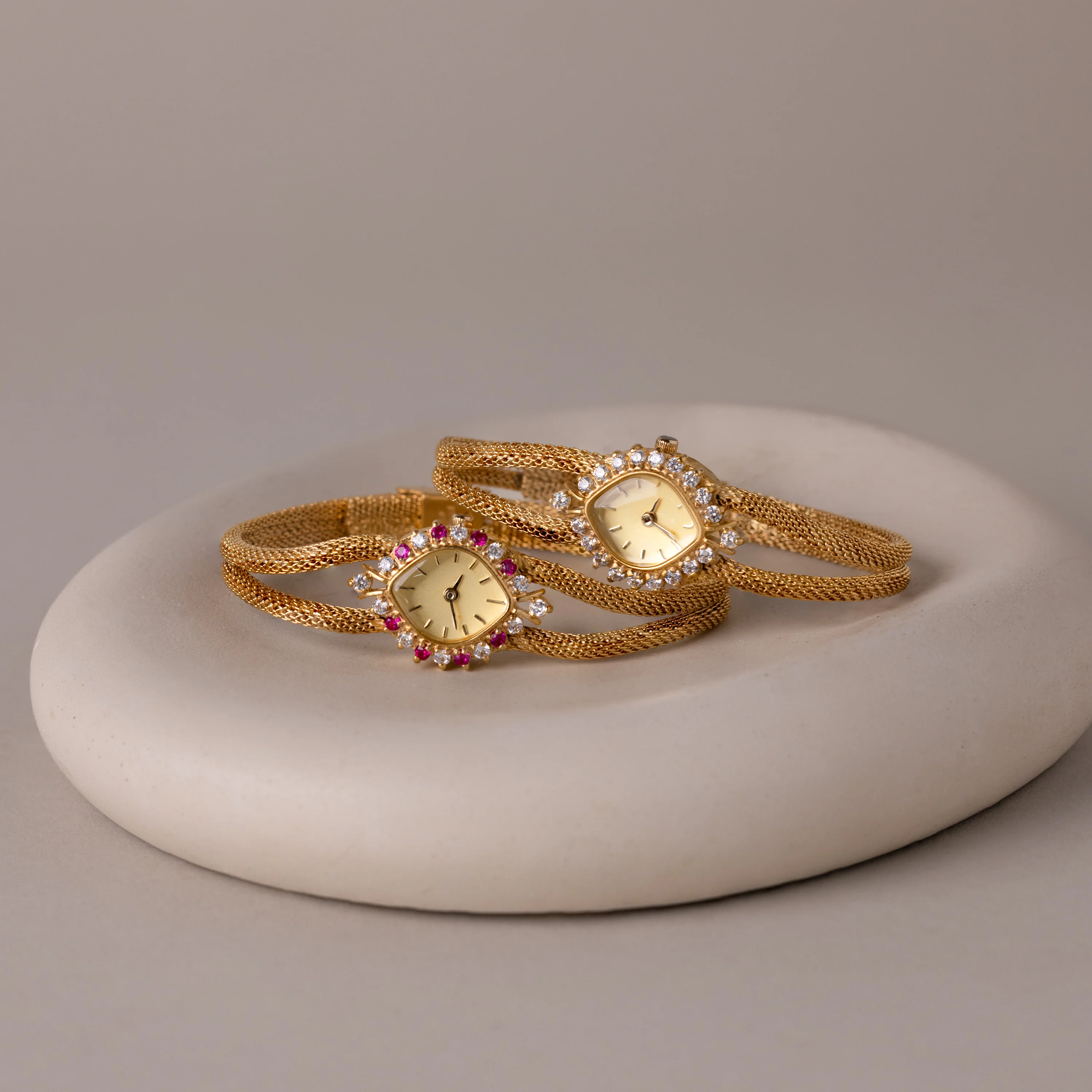 Duo Chain Gemstone Timepiece - Image 8