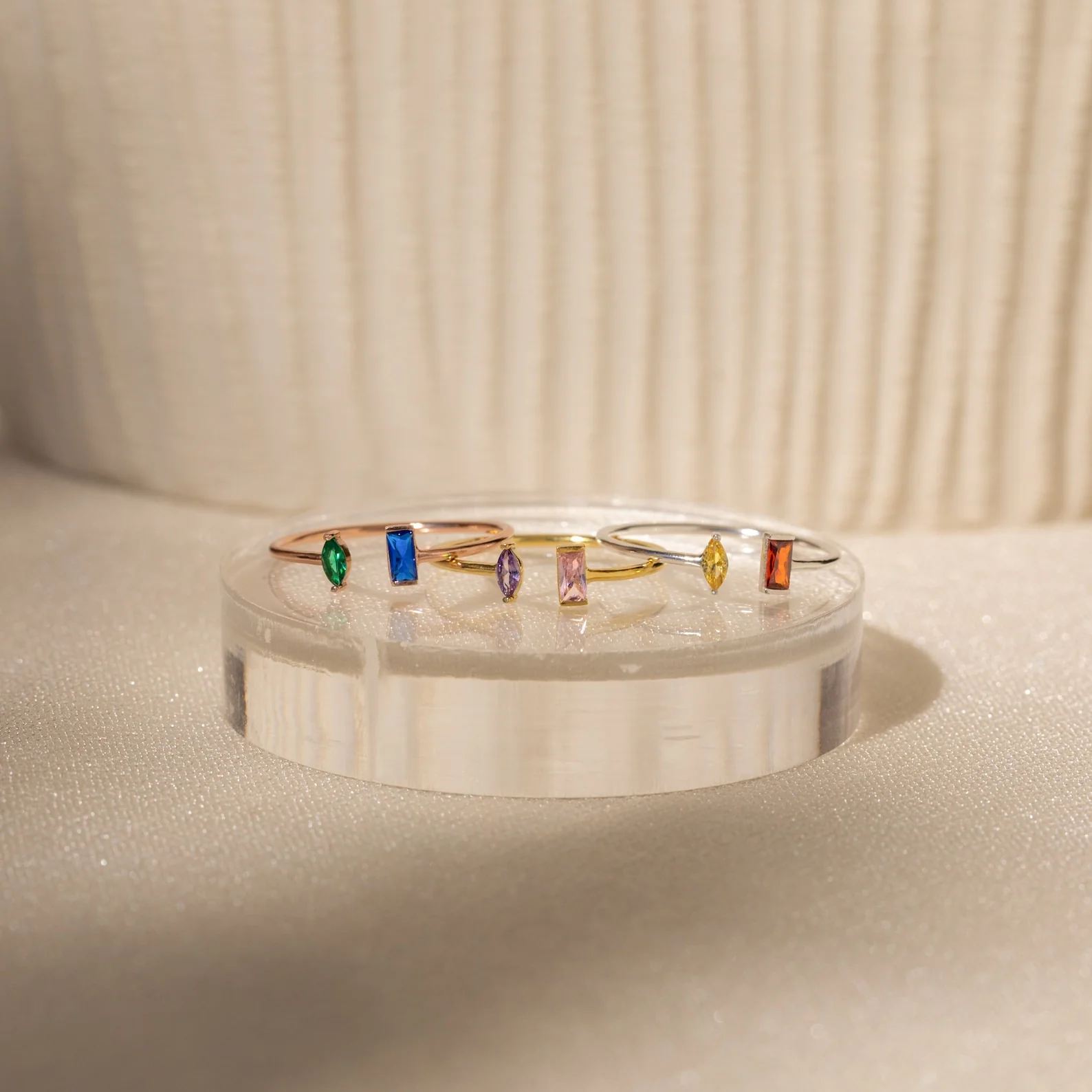 Duo Marquise Baguette Ring - Image 7