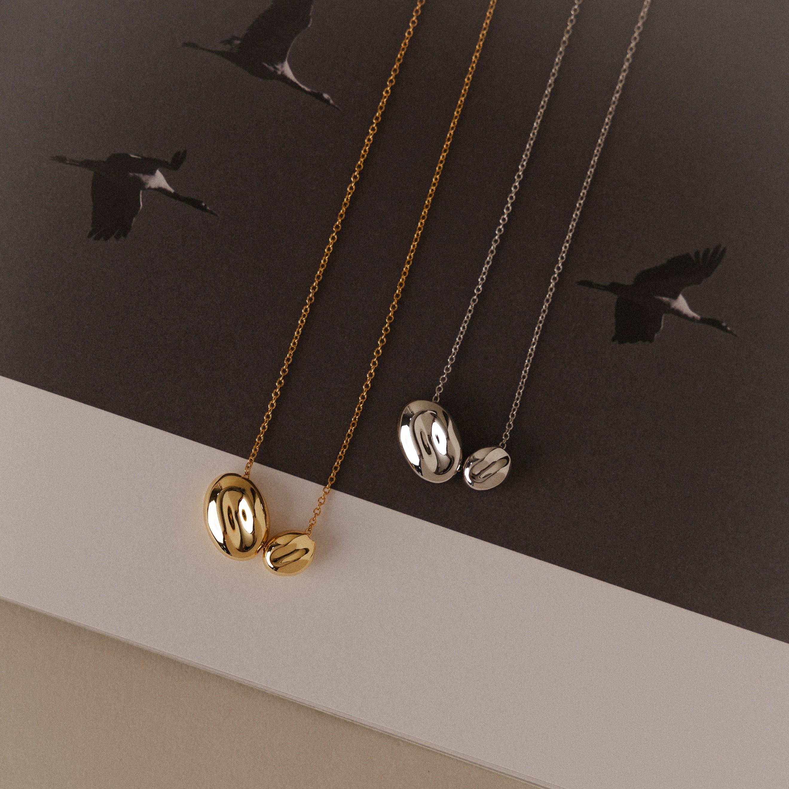 Duo Pebble Necklace - Image 6