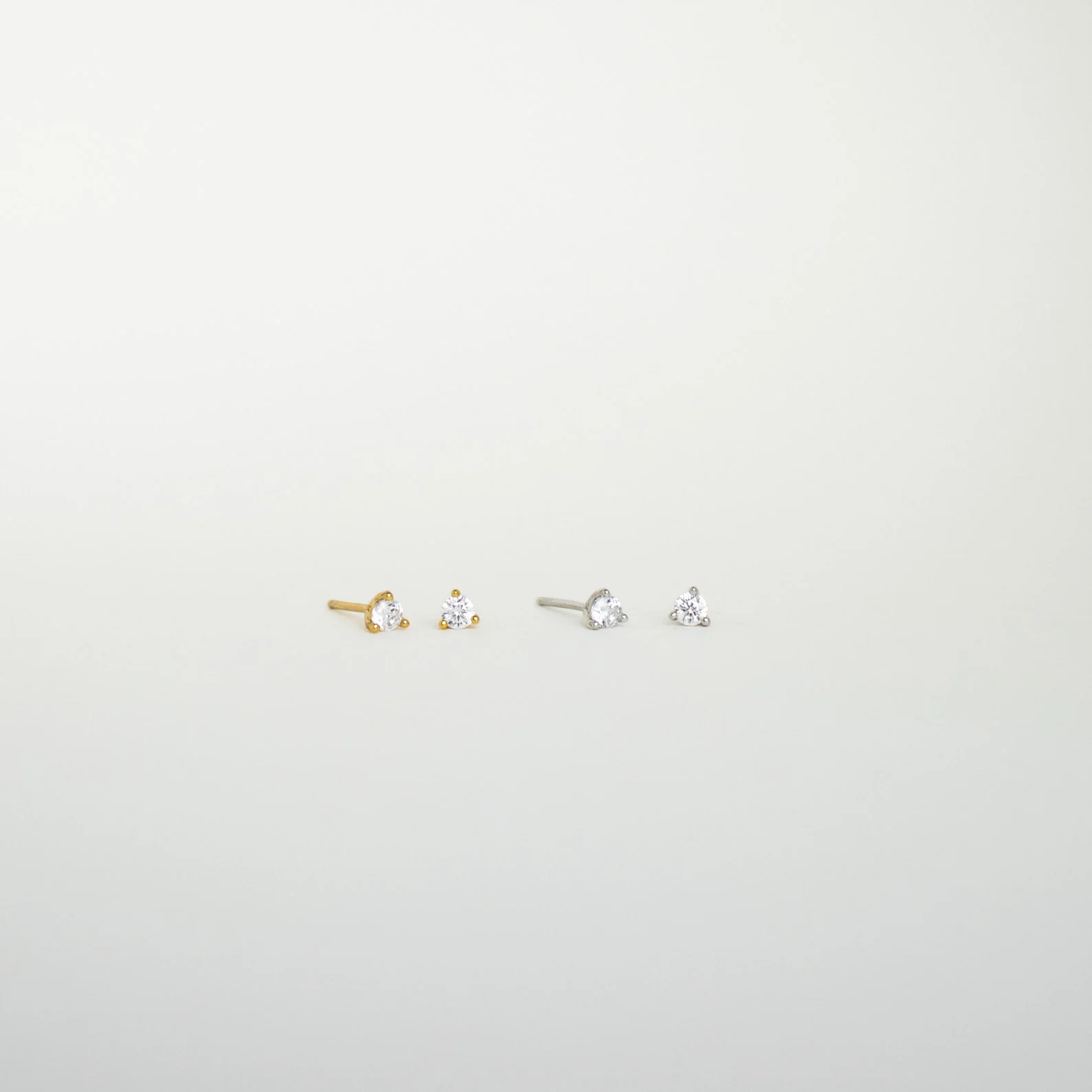 Elena Diamond Studs - Image 5