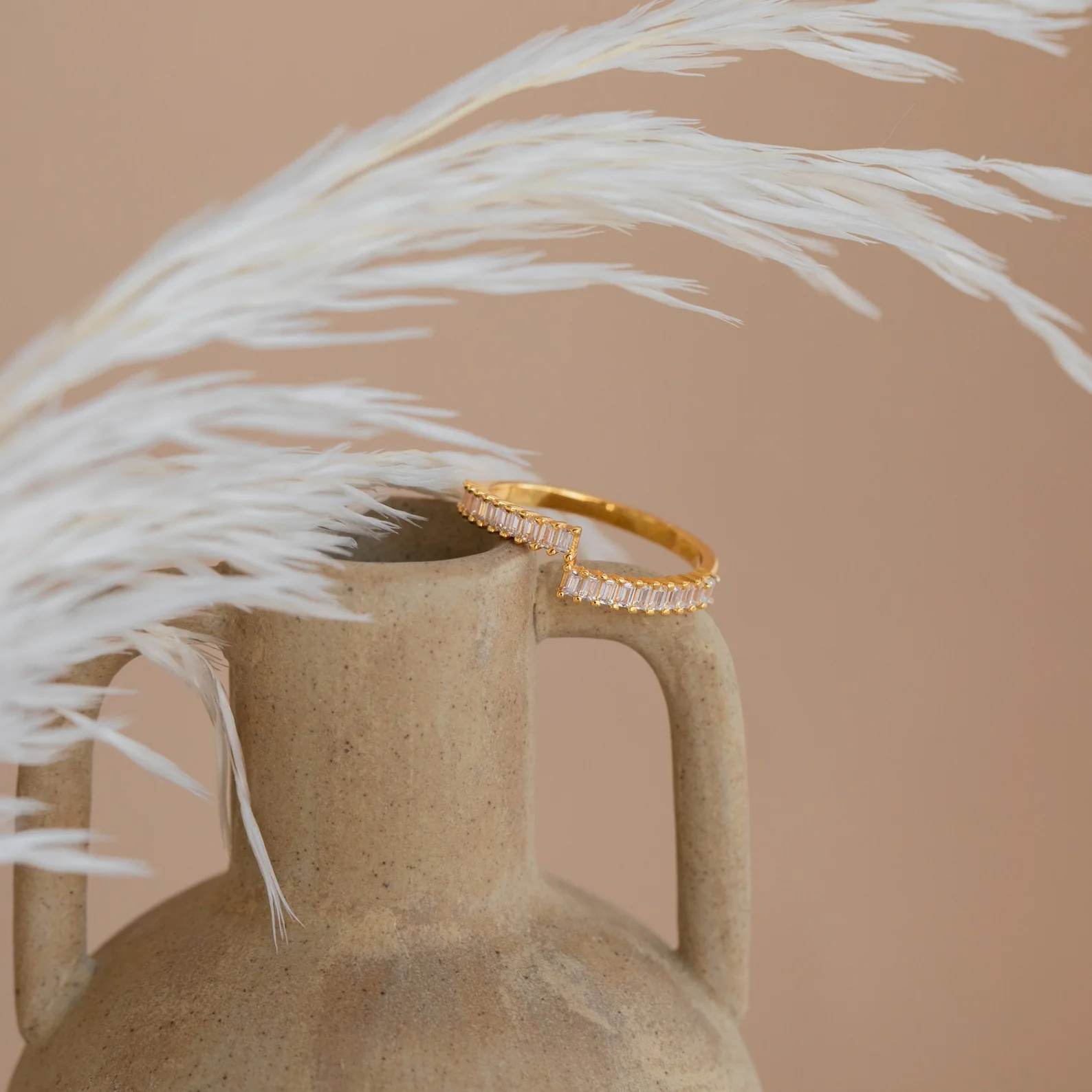Elora Baguette Wrap Ring - Image 5