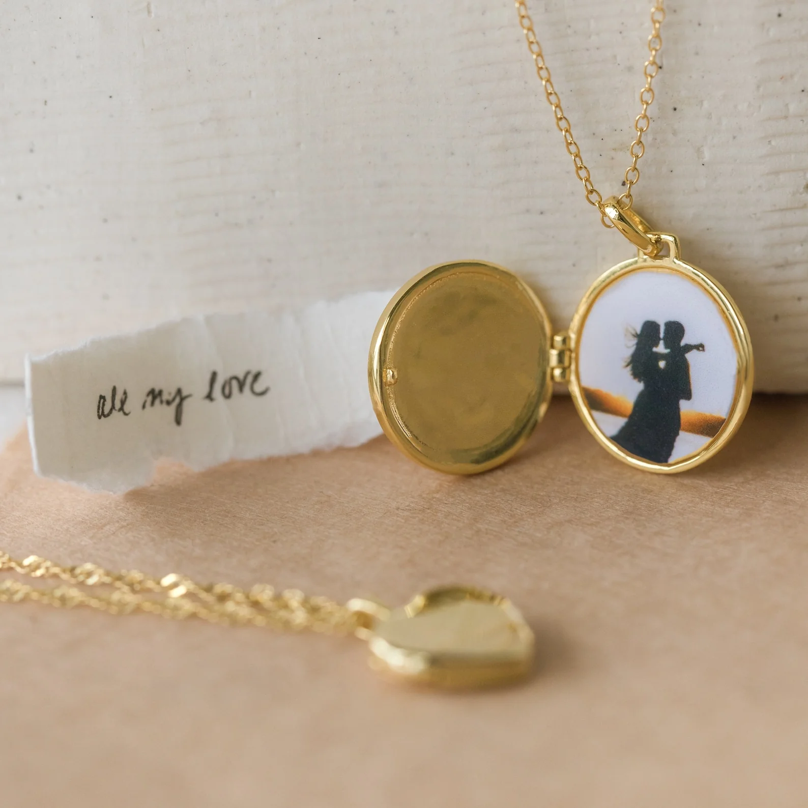 Endless Love Locket Necklaces - Image 4