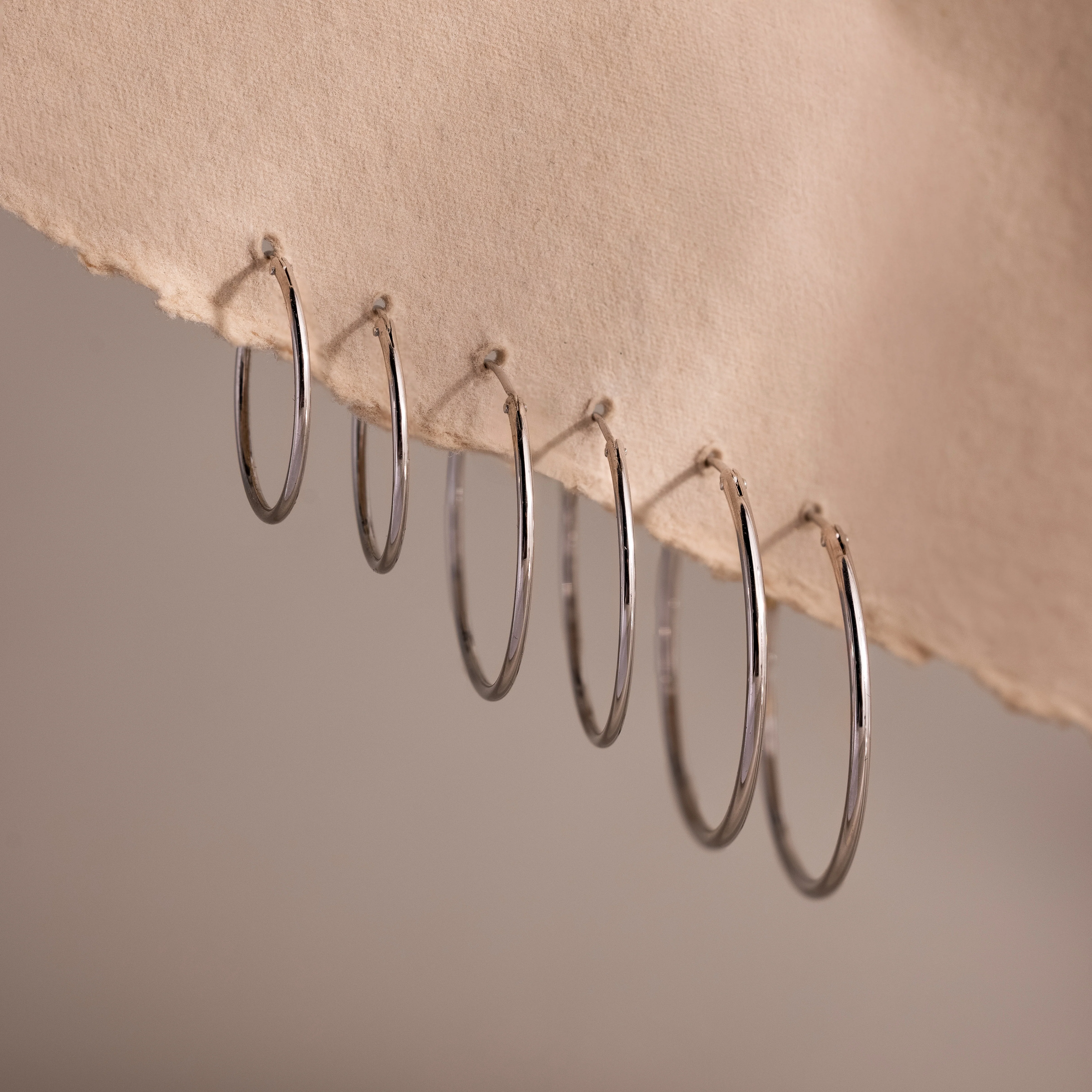 Thin Hoops Set - Image 8