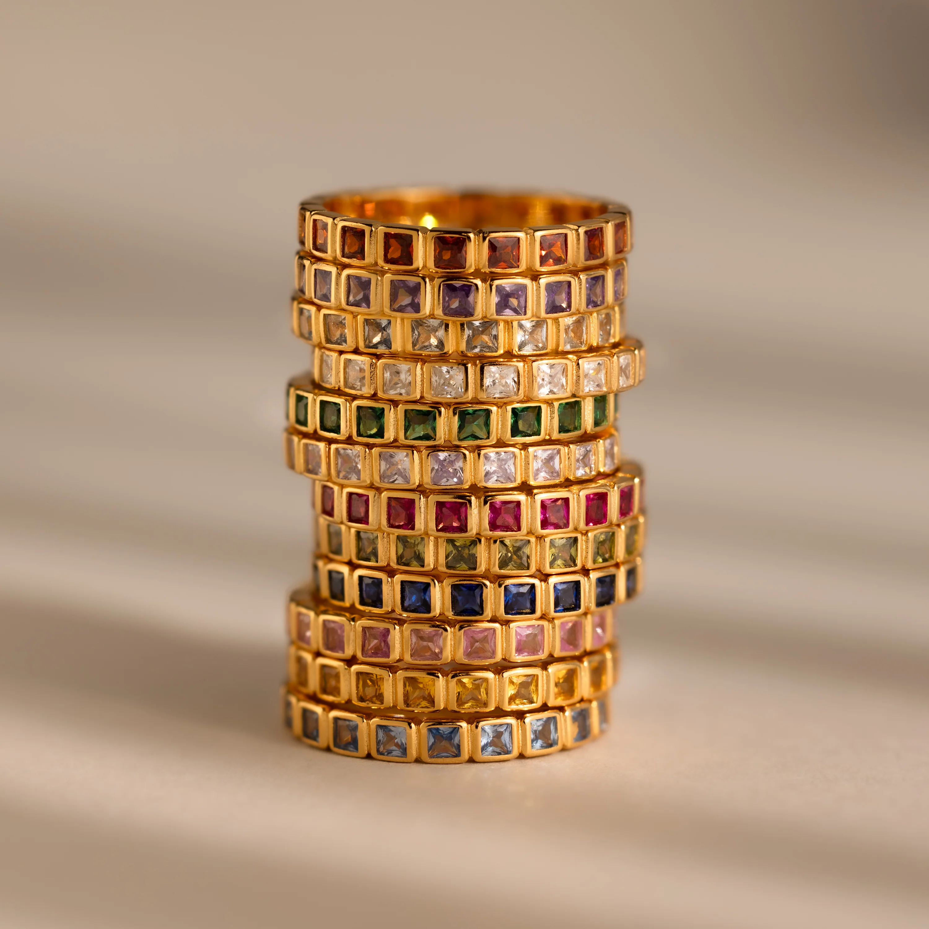 Eternity Bezel Topaz Ring - Image 7