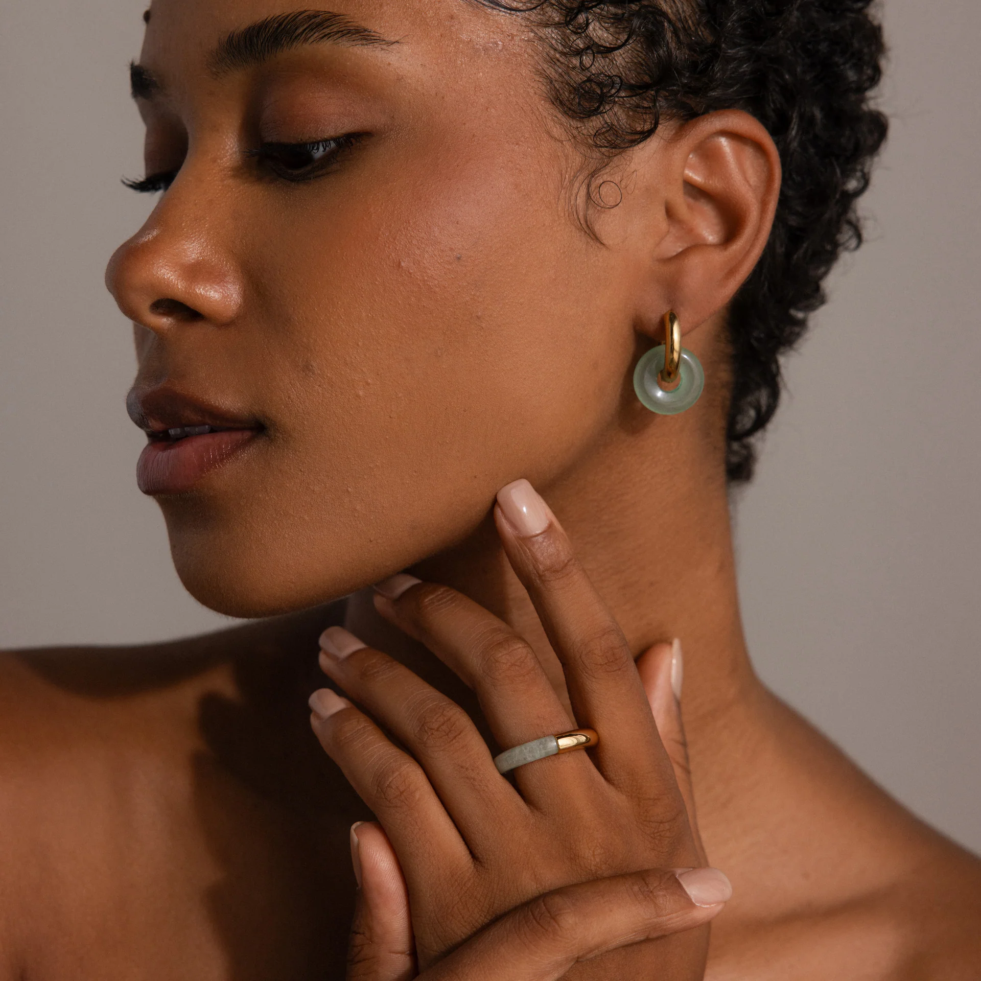 Half Jade Ring - Image 4