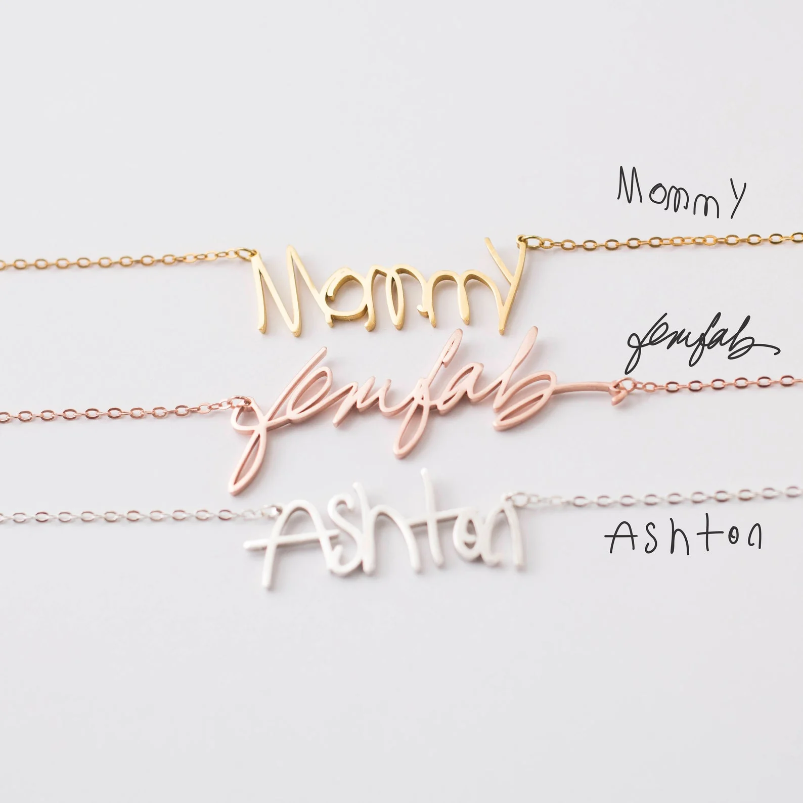 Handwriting Necklace - Image 3