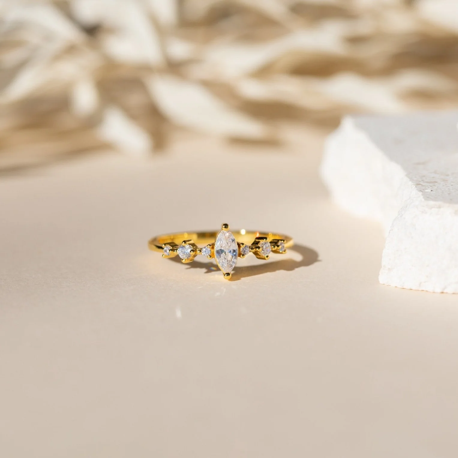 Harlow Diamond Ring in 18K Gold