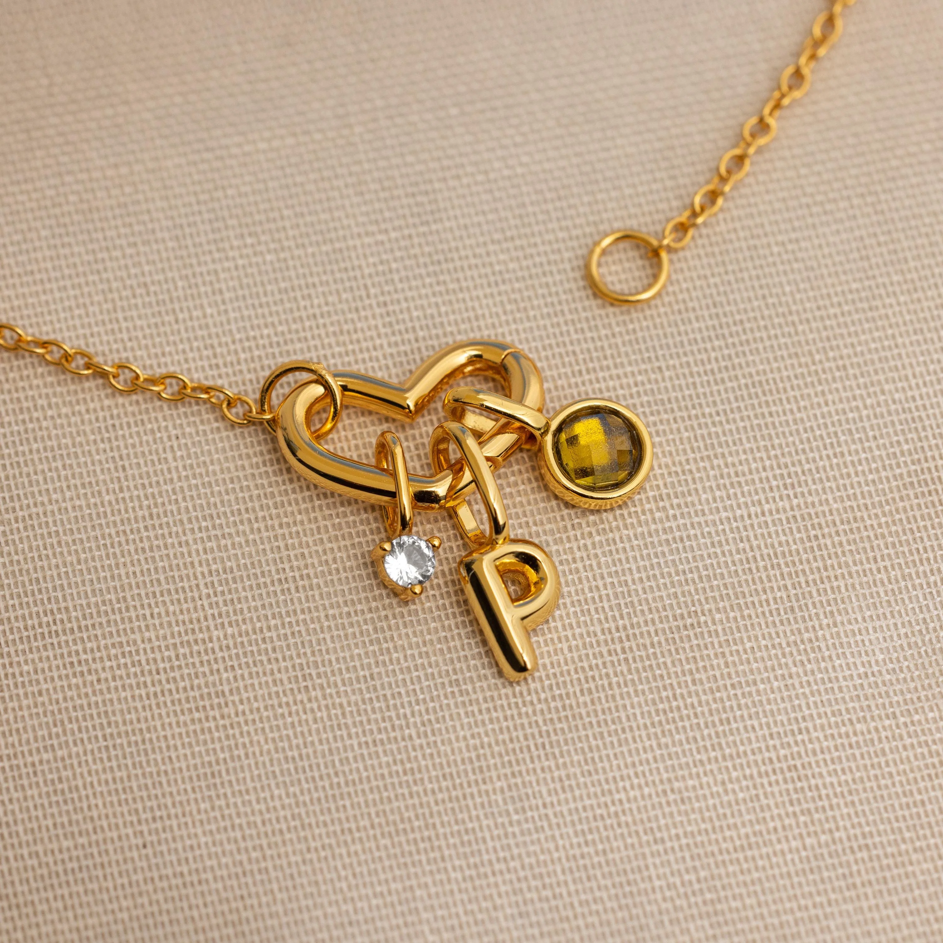 Heart Carabiner Set in 18K Gold - Image 5