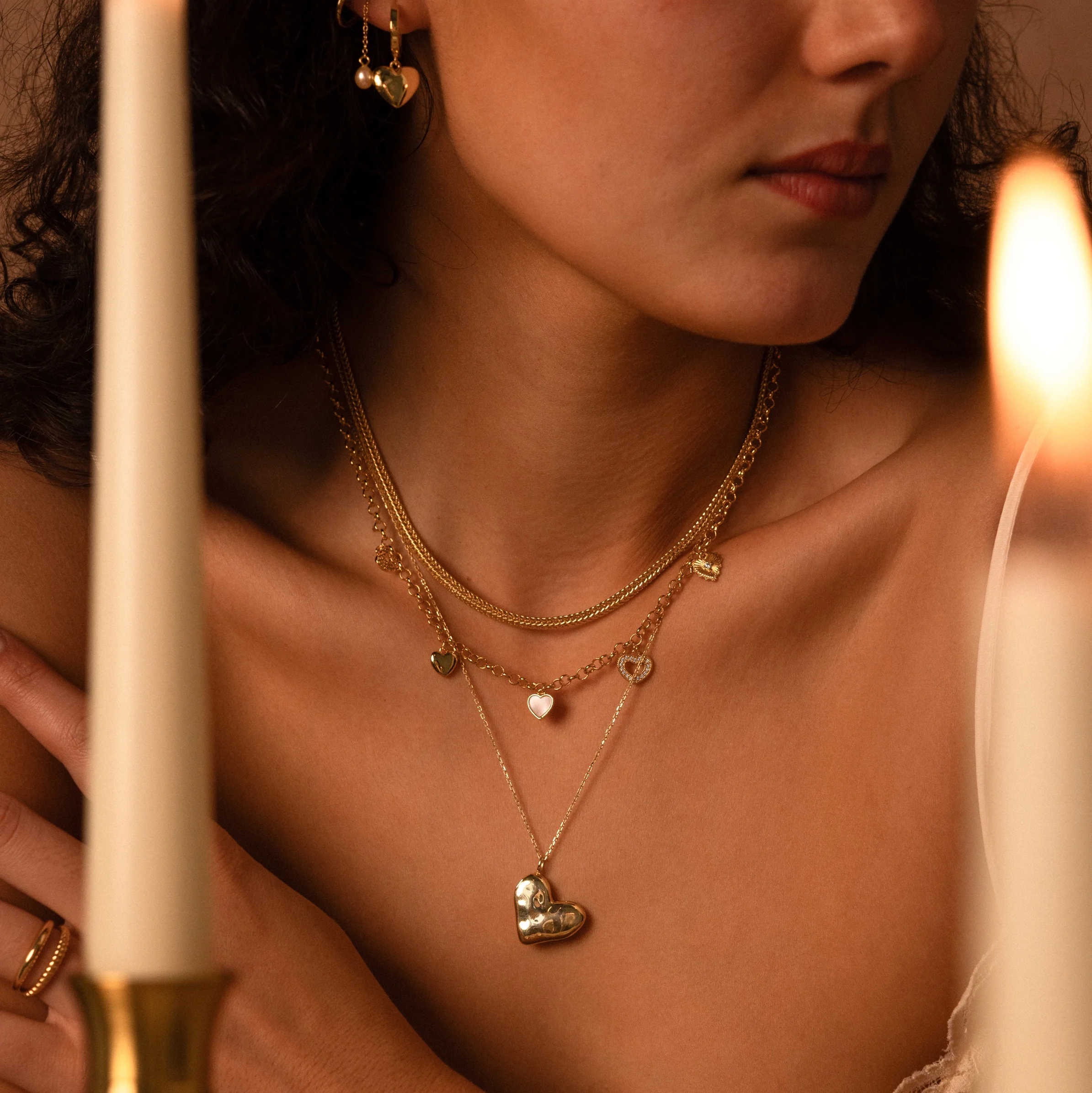 Heart Charm Necklace - Image 7