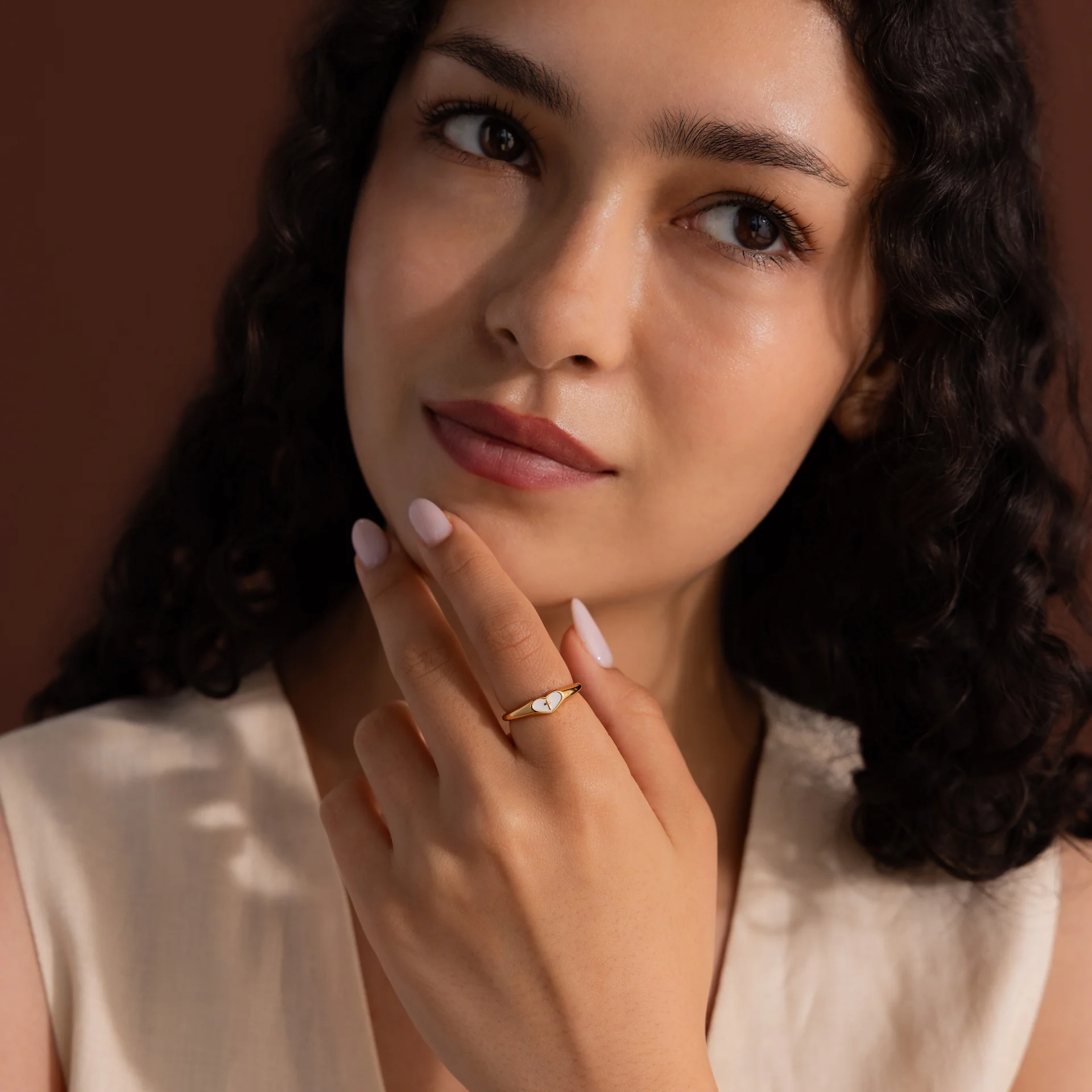 Heart Cross Ring - Image 7