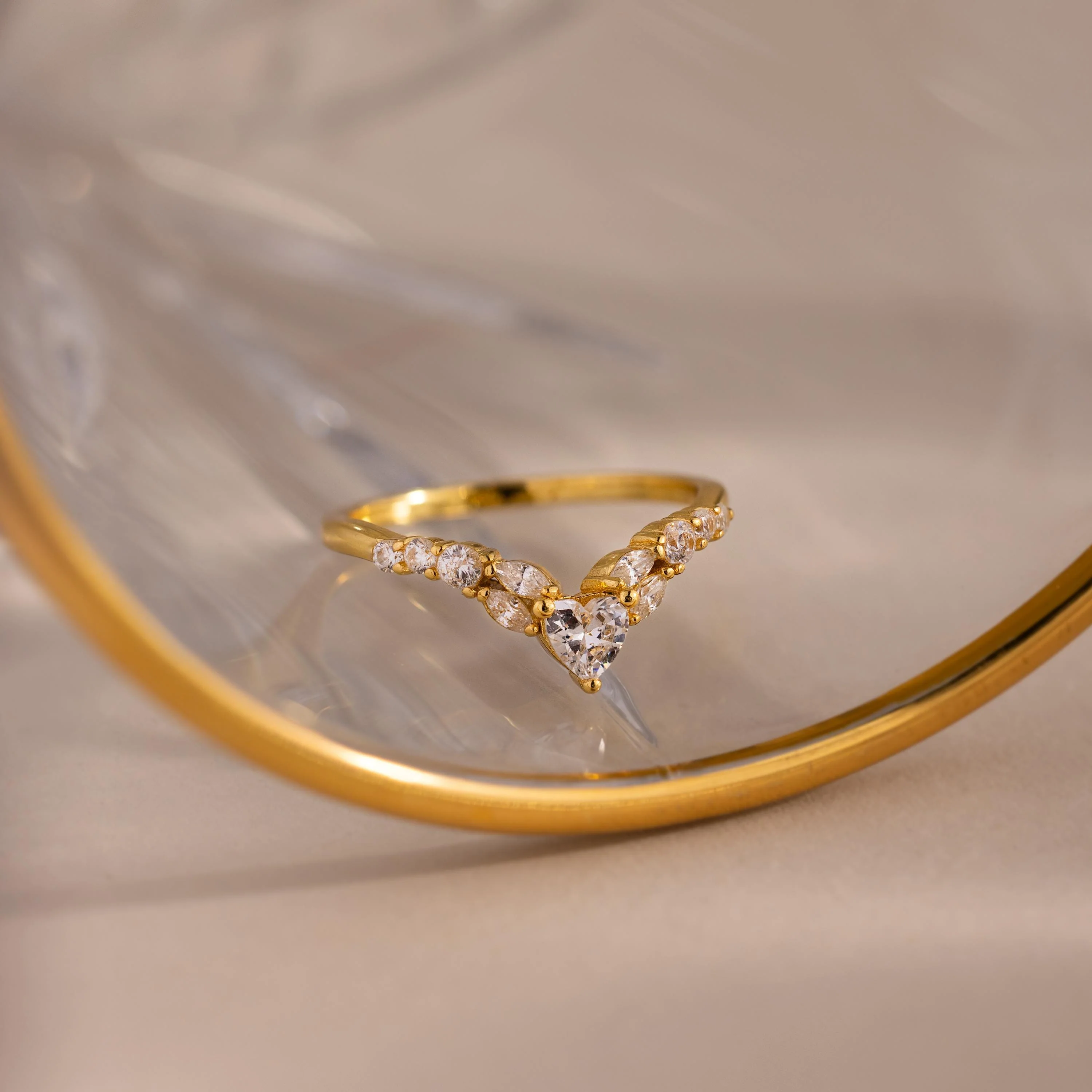 Heart Curve Cluster Ring - Image 5