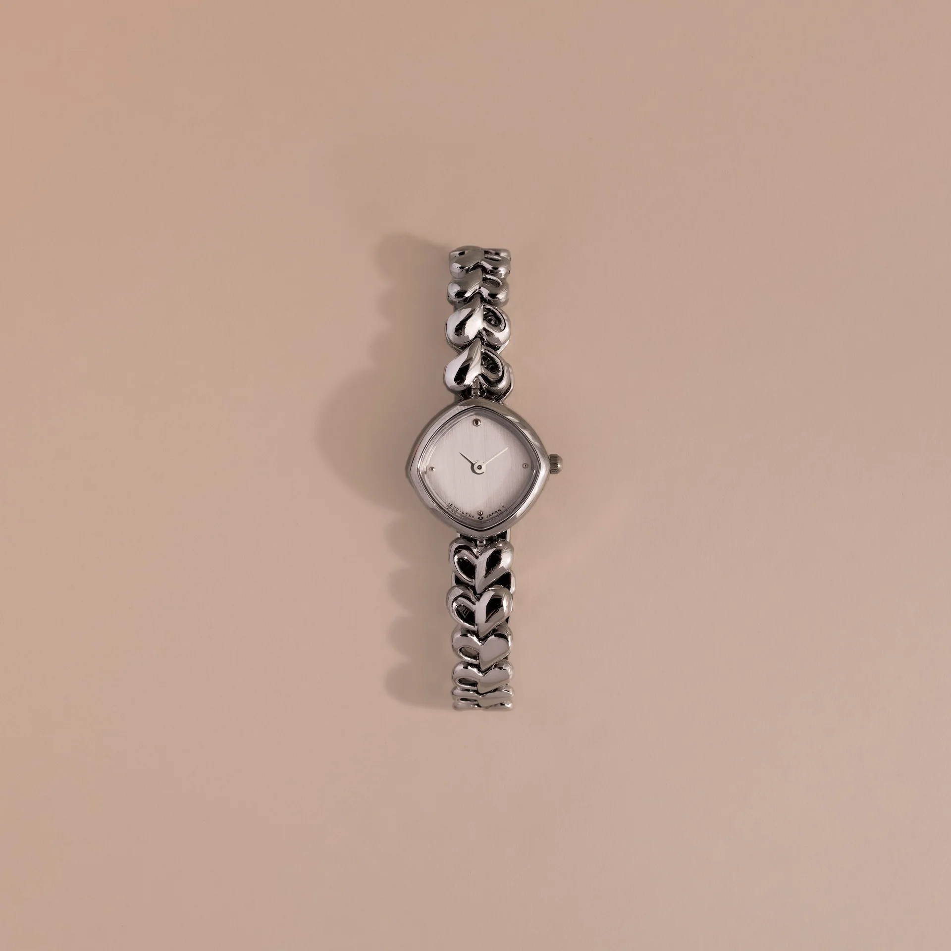 Heart Link Timepiece in Silver
